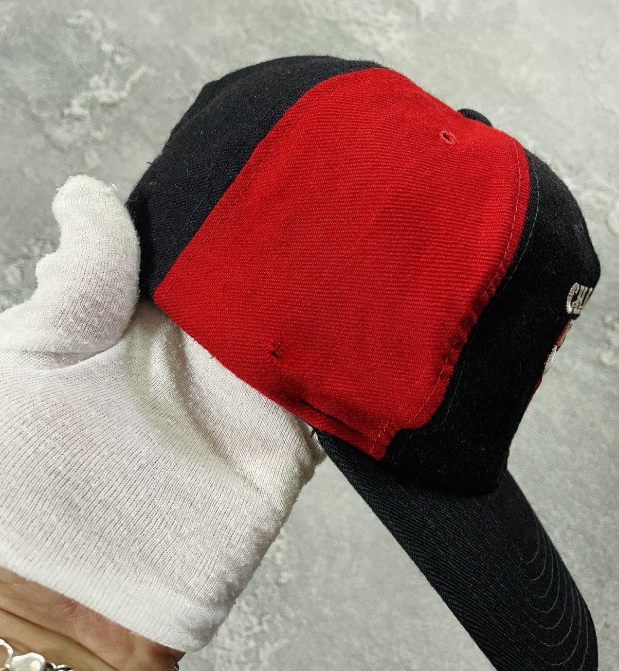 Starter Vintage 90’s STARTER Chicago Bulls NBA Wool Cap Snapback Hat Size ONE SIZE - 5 Thumbnail