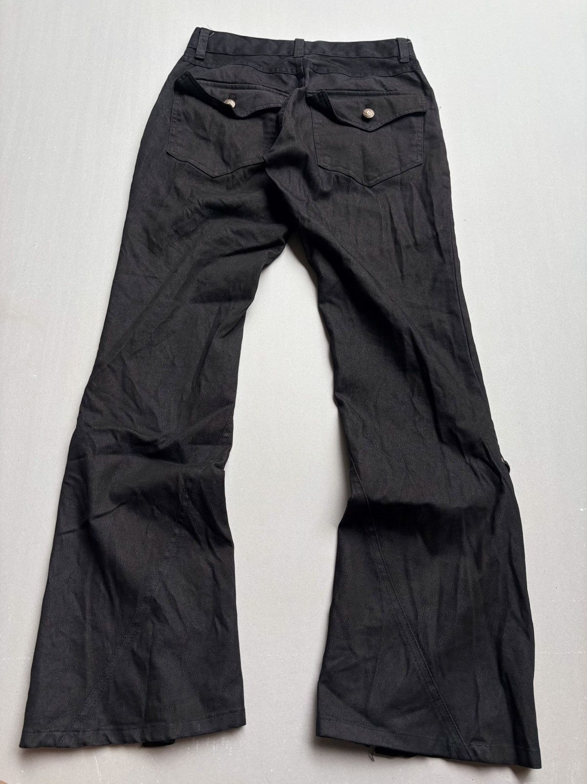 Japanese Brand Kui lace up flare pants Size US 28 / EU 44 - 4 Thumbnail
