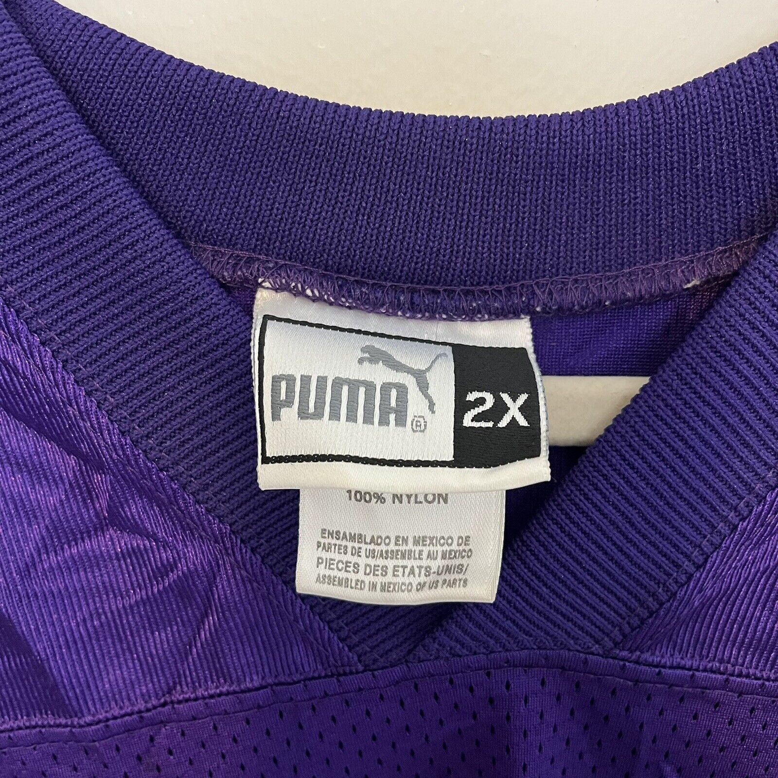 Puma 2000s Randy Moss #84 Minnesota Vikings Puma NFL Jersey 2XL Size US XXL / EU 58 / 5 - 4 Thumbnail