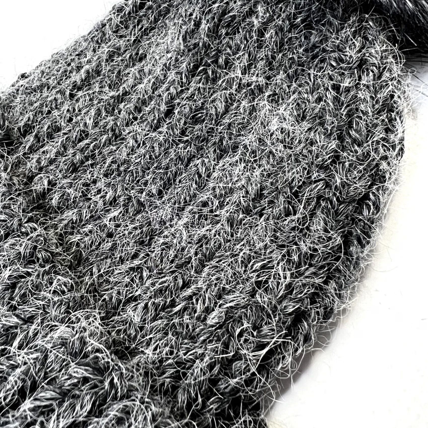 Vintage VINTAGE Women’s Knit Ribbed Cuff Hat Pom Beanie Light Gray Size ONE SIZE - 3 Thumbnail