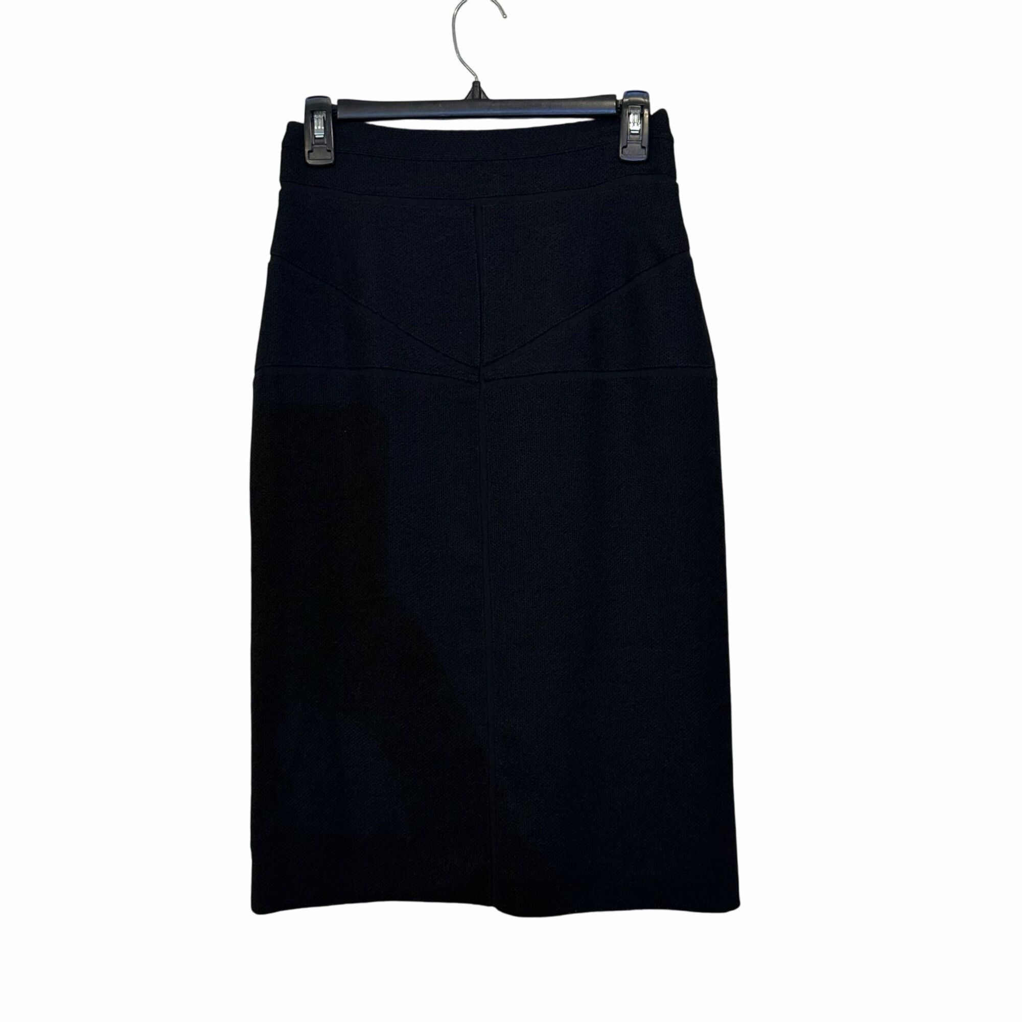 Calvin Klein ✨Calvin Klein Size 4/ XS Women Designer Formal Black Wool P Size 27" / US 4 / IT 40 - 2 Thumbnail