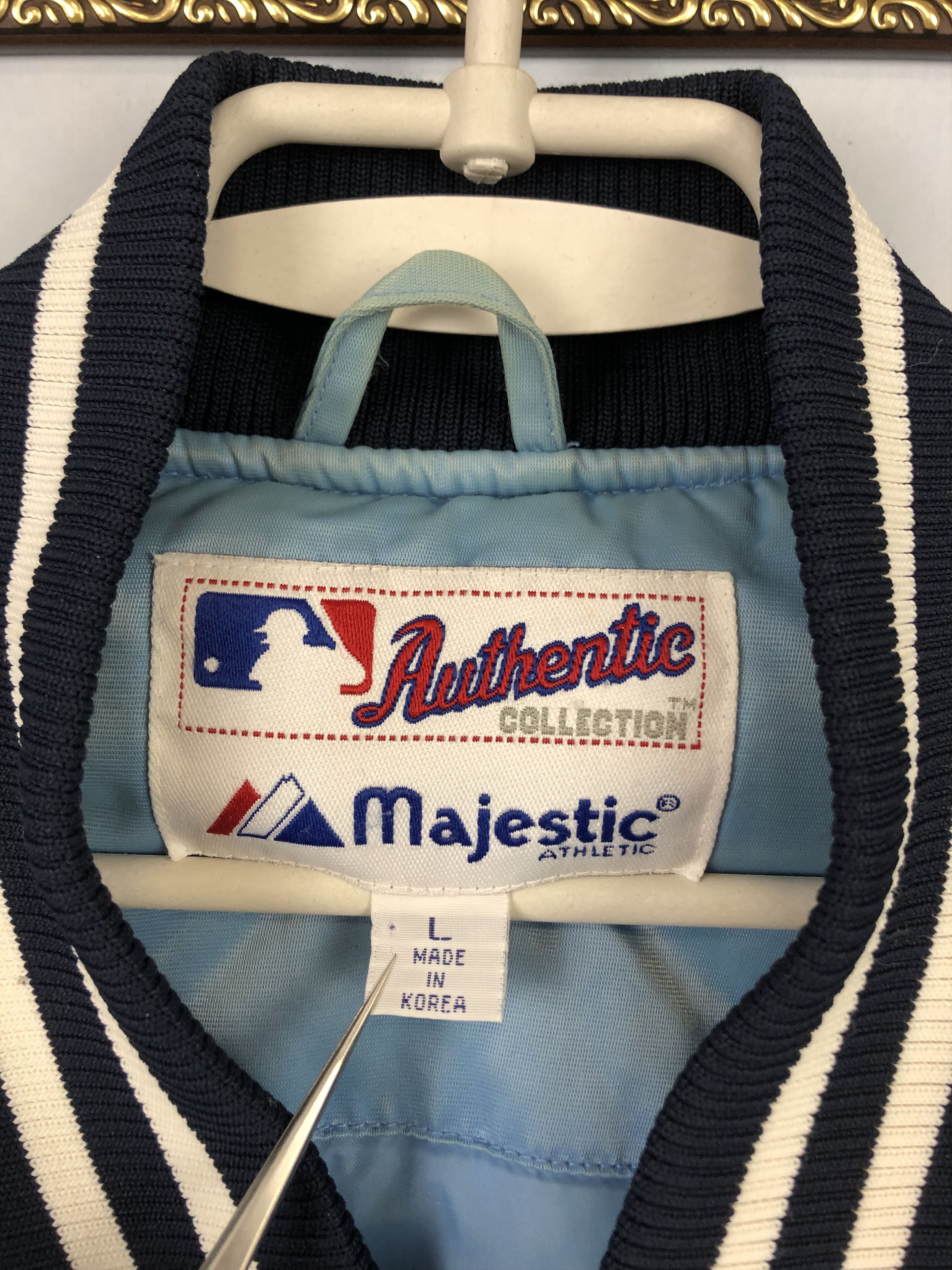 Starter × Vintage Vintage New York Yankees Satin Bomber Jacket MLB Rare Size US L / EU 52-54 / 3 - 11 Thumbnail