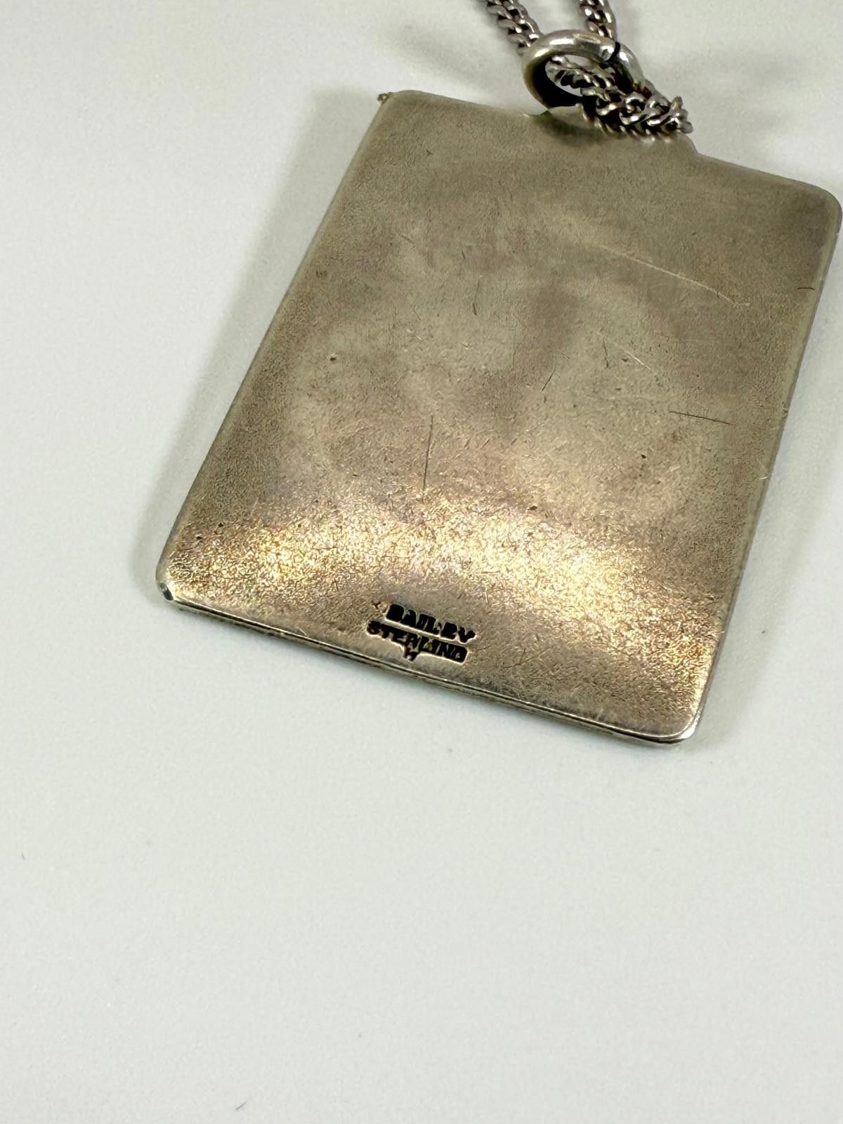 Vintage 60's Bailey Sterling Silver Ontario Athletic Necklace Size ONE SIZE - 5 Thumbnail