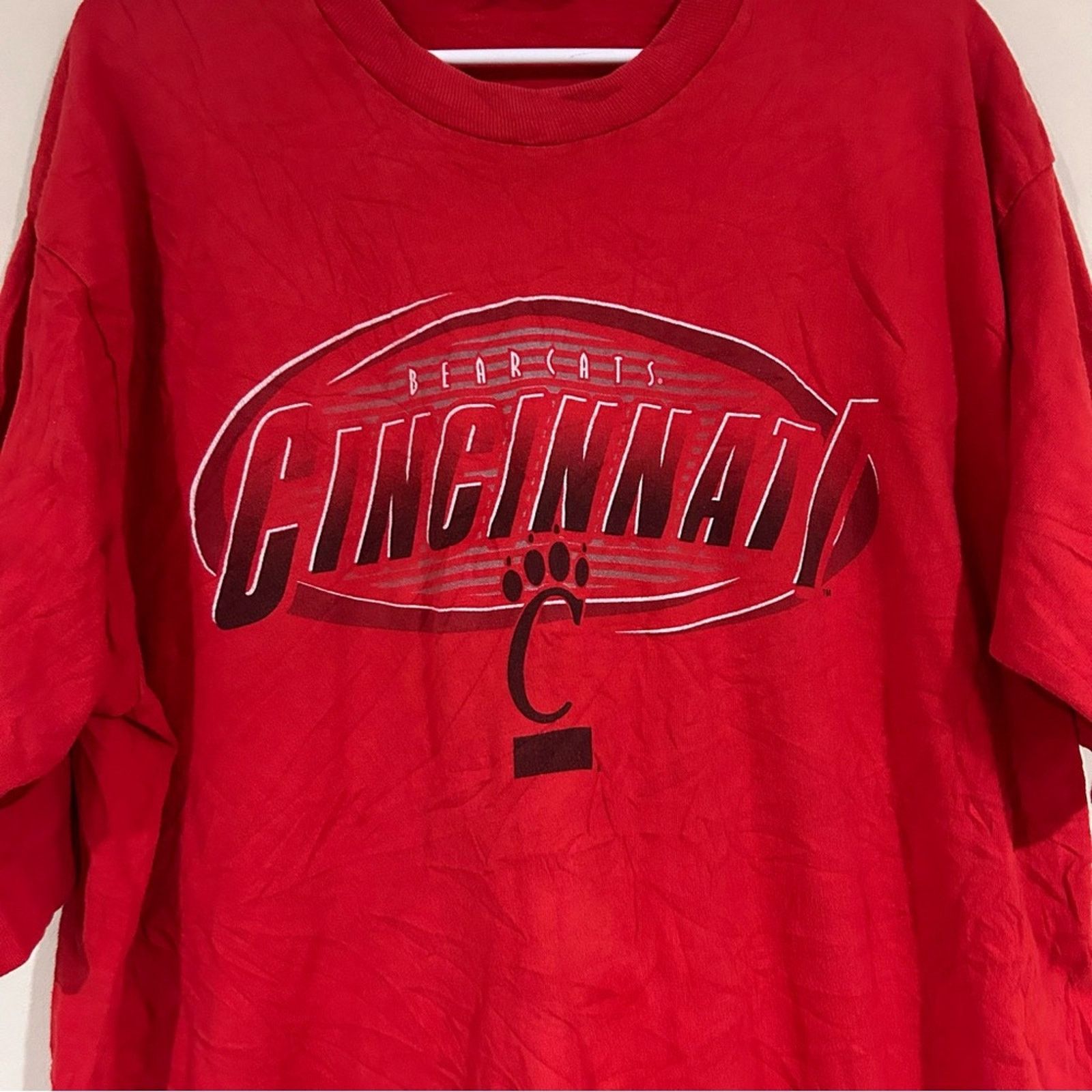Salem Sportswear Vintage 1990’s Cincinnati Bearcats Shirt Size US XL / EU 56 / 4 - 2 Thumbnail