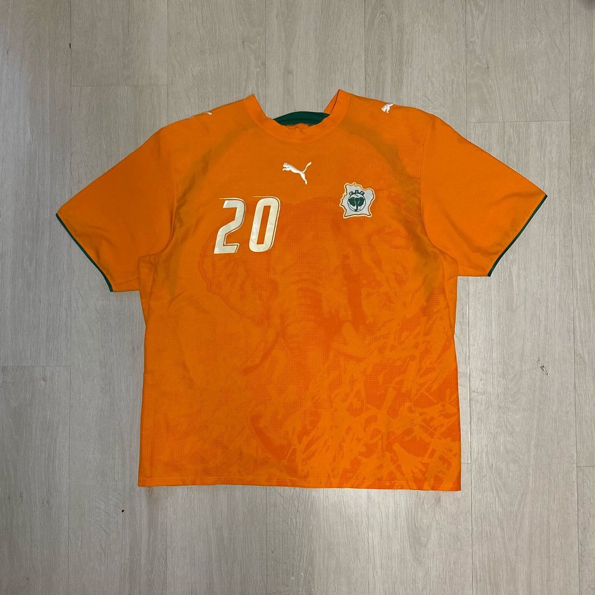 Puma Vintage Puma 2006/2007 Ivory Coast #20 Demel shirt Size US XL / EU 56 / 4 - 1 Thumbnail