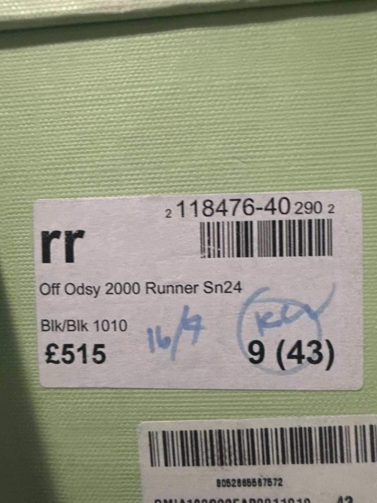 Off-White Off white odysee 200 Size US 10 / EU 43 - 8 Thumbnail
