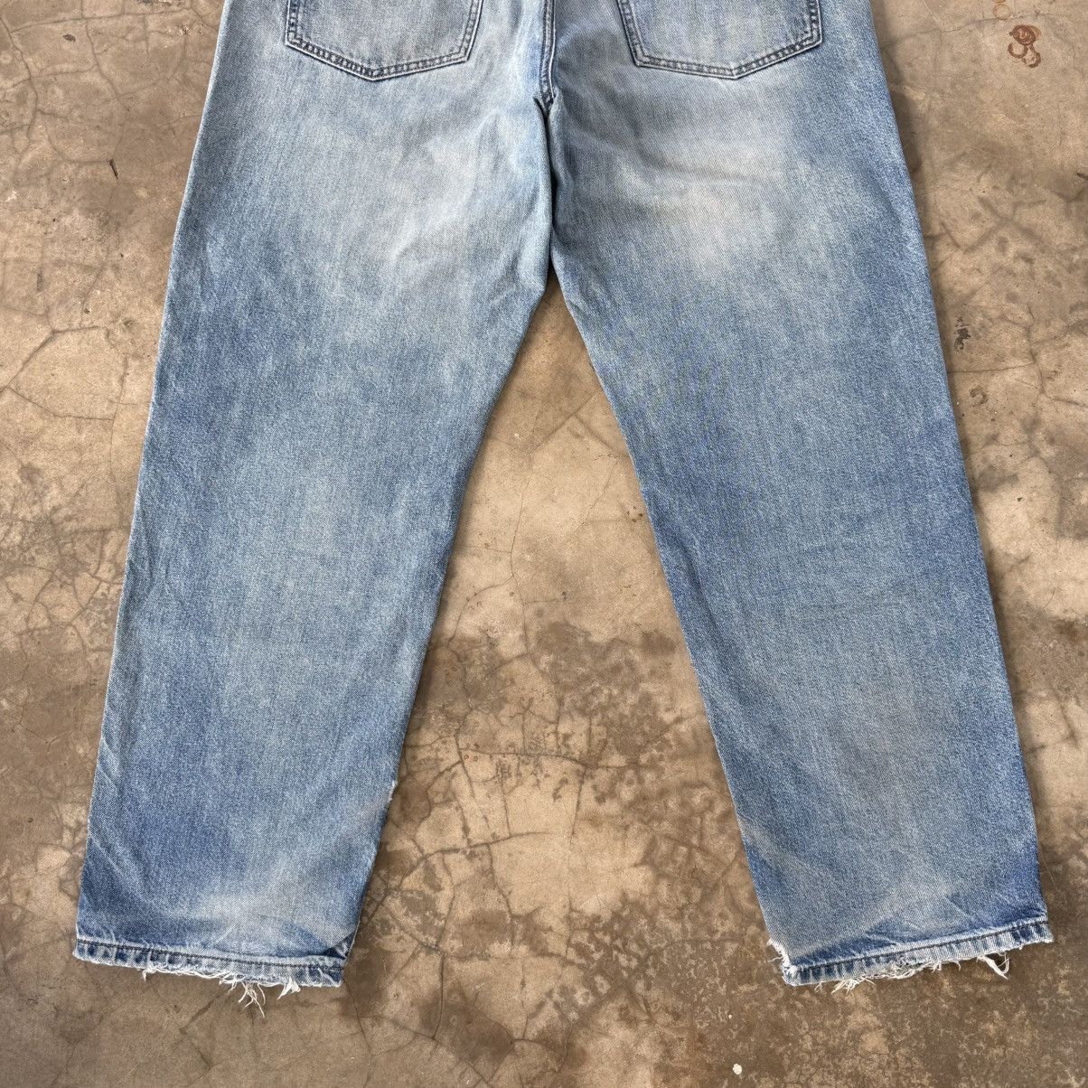 Japanese Brand W38 Vintage Japanese Mud Washer Faded Rusty Denim Jean Pants Size US 38 / EU 54 - 10 Thumbnail