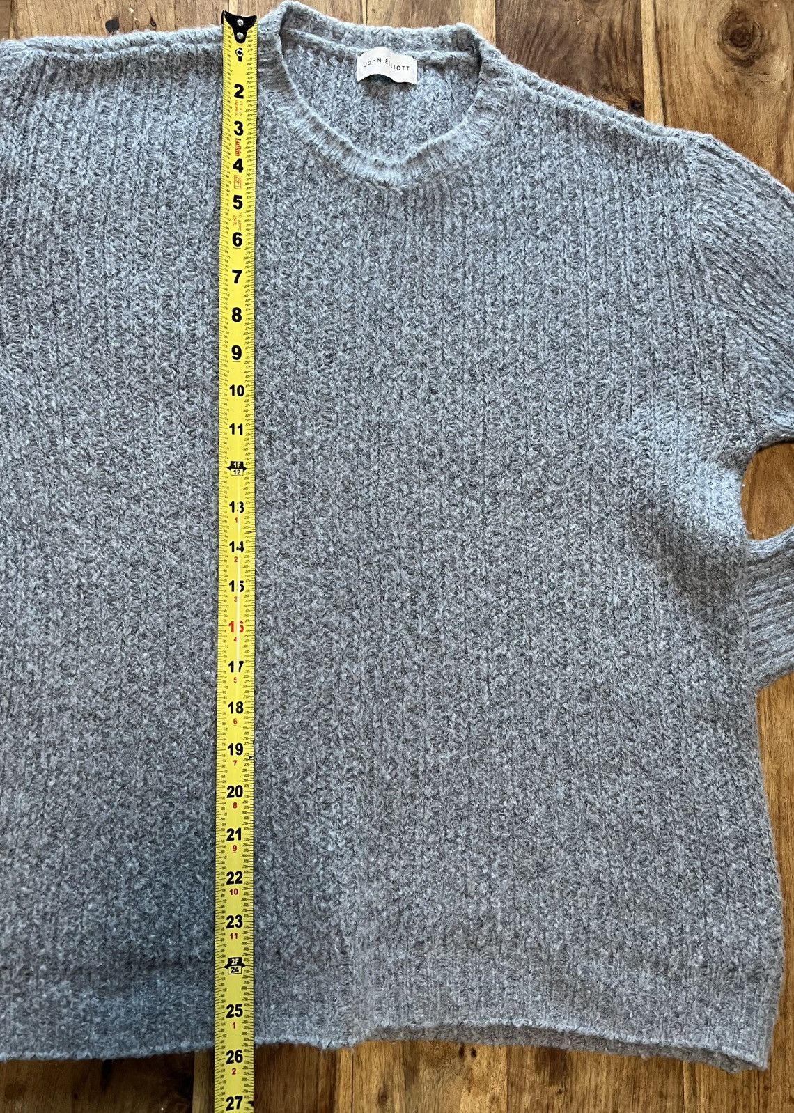 John Elliott Foggy Wool Crew - Havasu - Size 2 Size US M / EU 48-50 / 2 - 8 Thumbnail