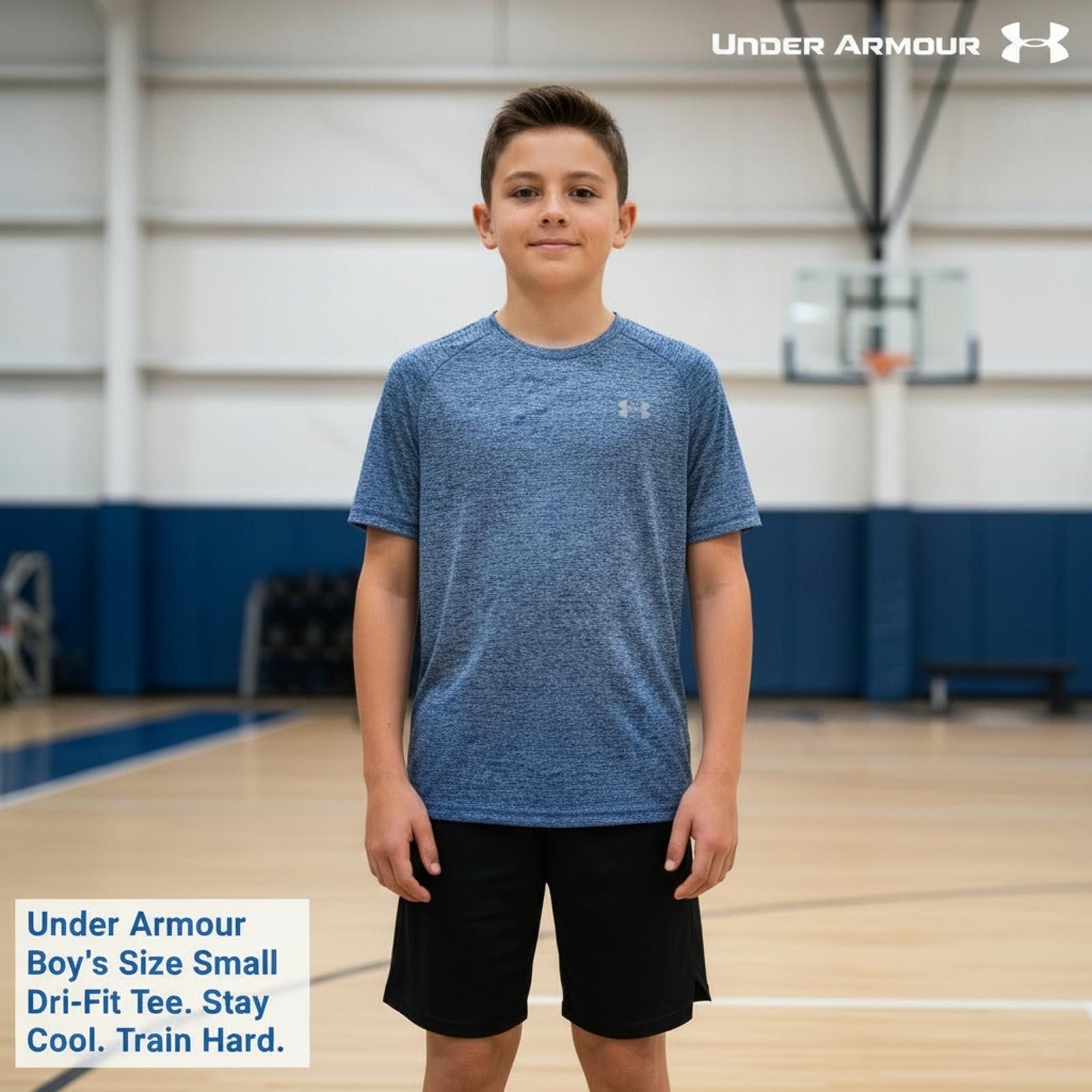 Under Armour Under Armour Boys' Dri-Fit Tee Size Small Size US S / EU 44-46 / 1 - 2 Thumbnail