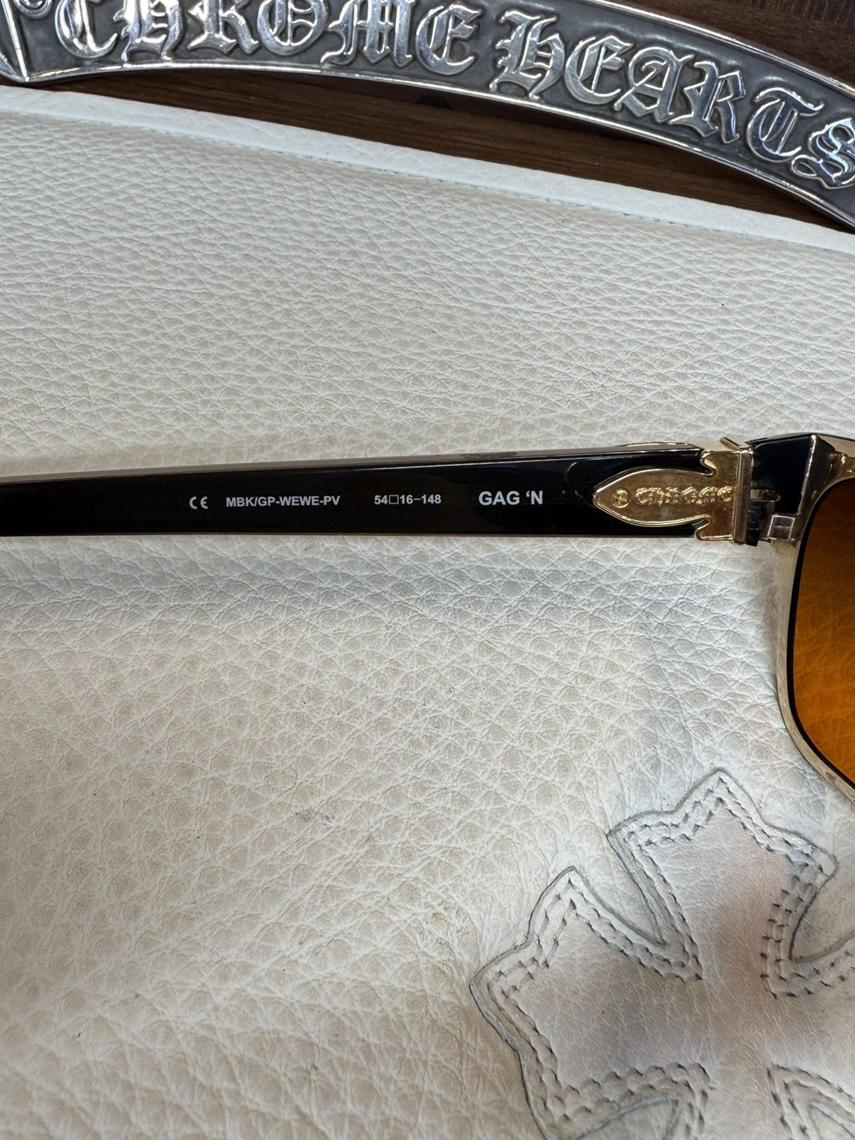 Chrome Hearts Chrome Hearts Gag’n Wood Sunglasses Size ONE SIZE - 12 Thumbnail