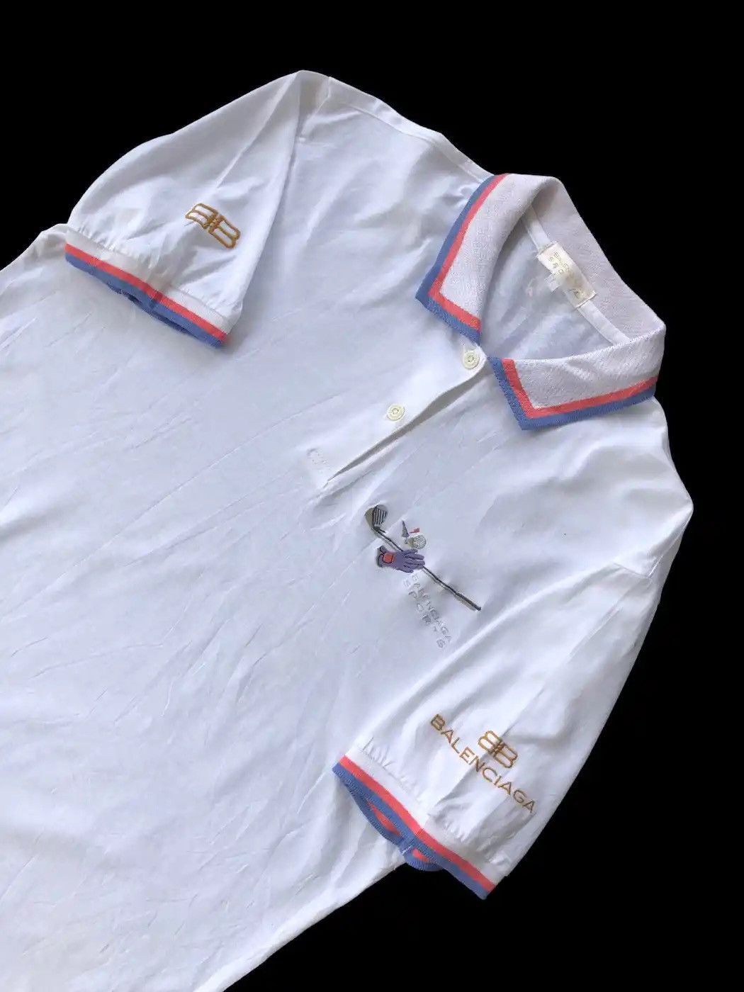 Balenciaga GRAIL🔥OG Balenciaga 🇮🇹 Twin Tipped Polo Golf Shirt Size US S / EU 44-46 / 1 - 2 Thumbnail