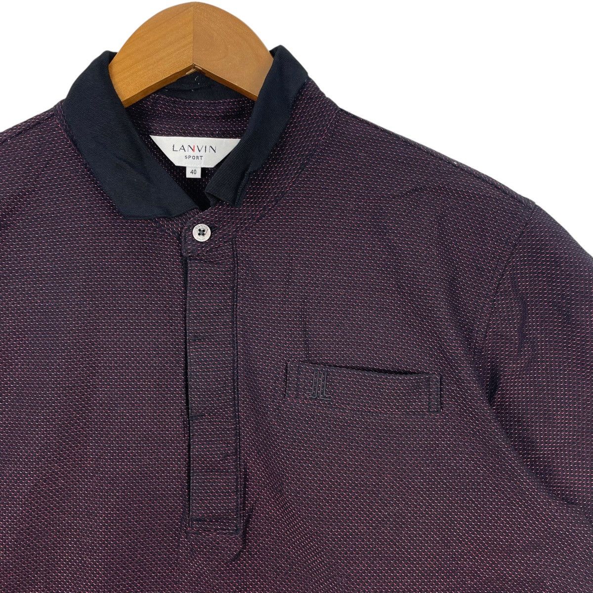 Lanvin × Vintage Vintage Lanvin Sport Polo Tee Shirt Size US L / EU 52-54 / 3 - 3 Thumbnail