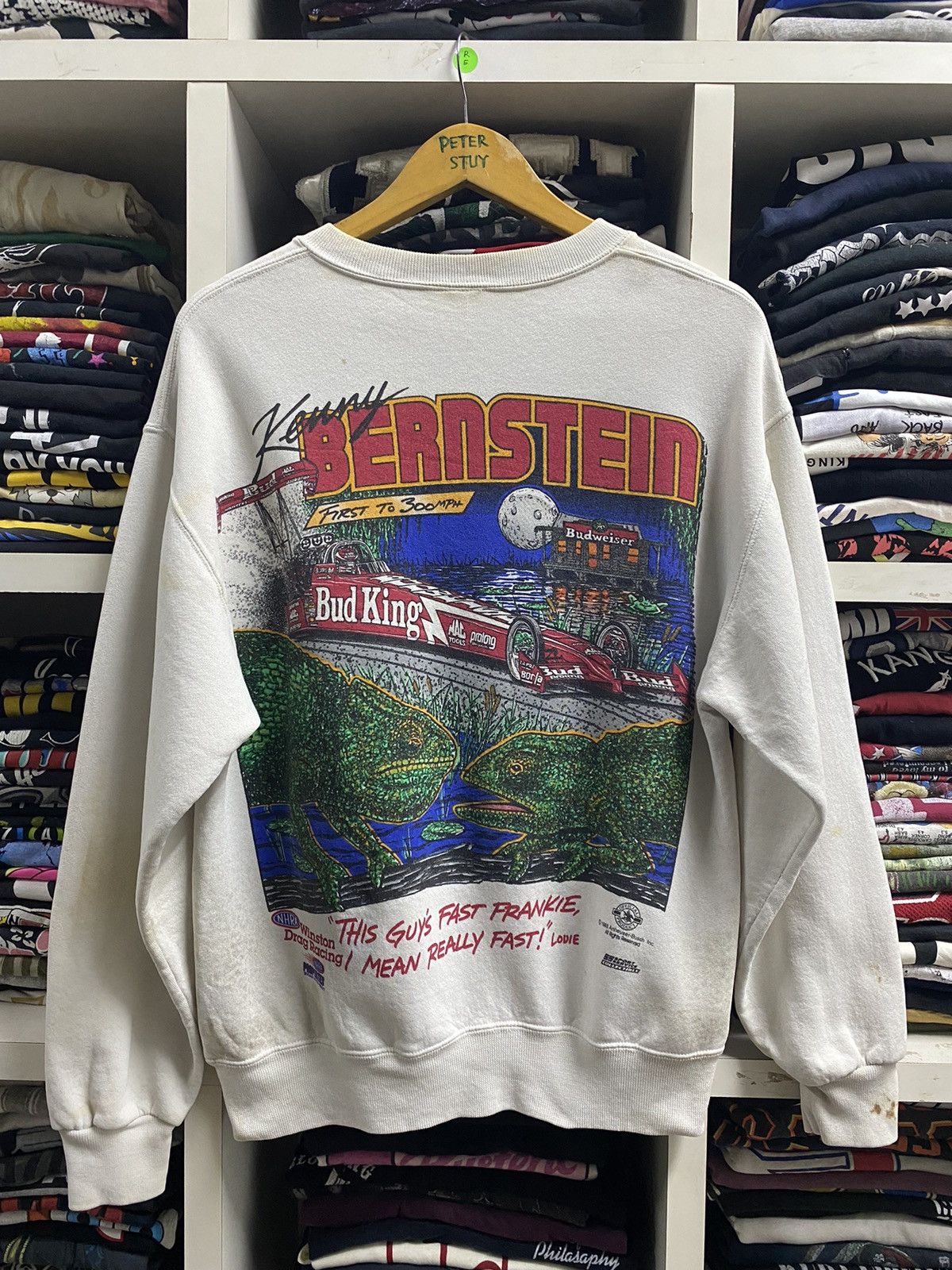 Budweiser × Vintage Vintage 1998 Kenny Beinstein Sweater Size US M / EU 48-50 / 2 - 10 Thumbnail