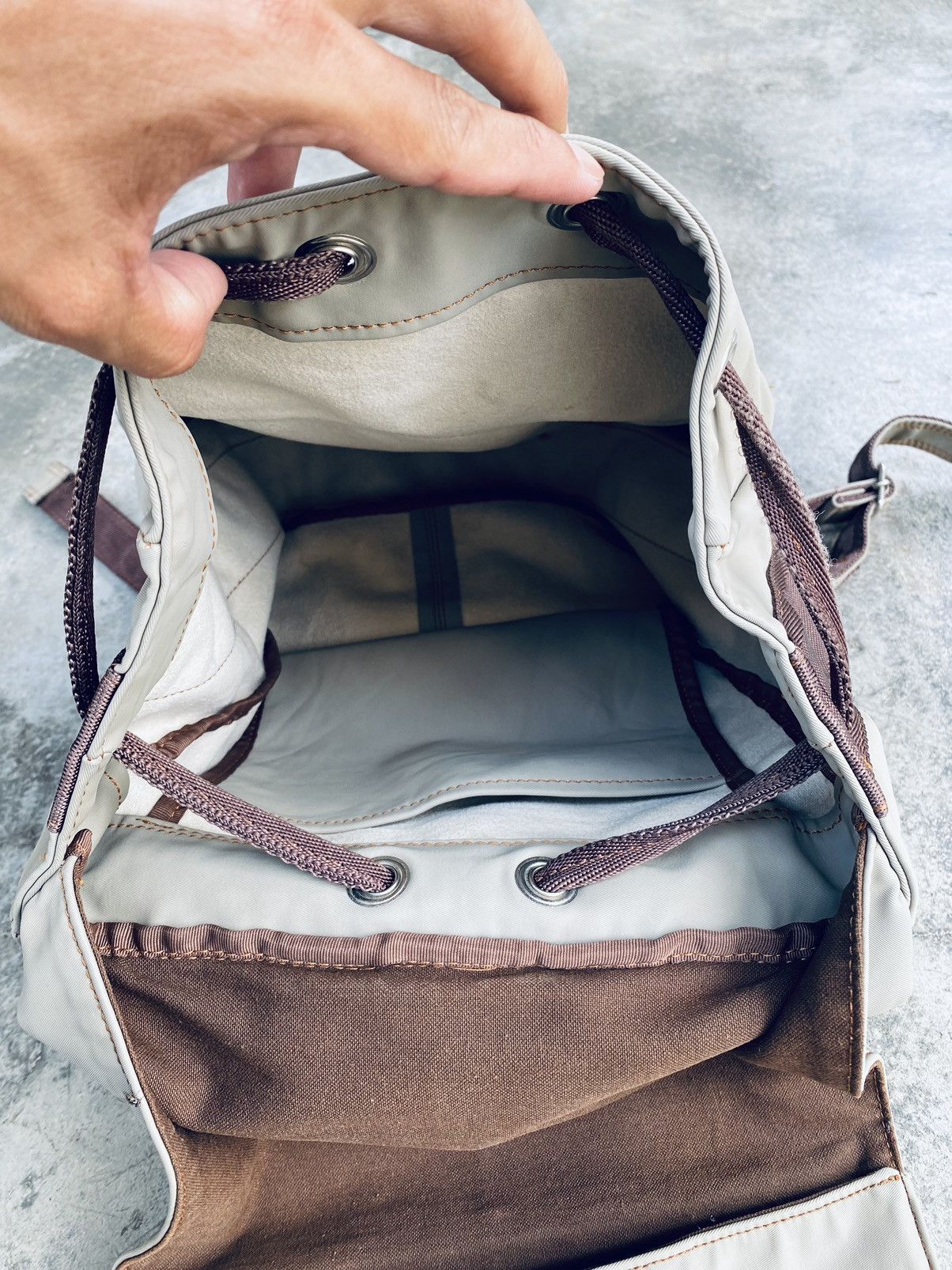 Yohji Yamamoto Vintage Yohji Yamamoto Y’saccs Backpack Size ONE SIZE - 15 Thumbnail