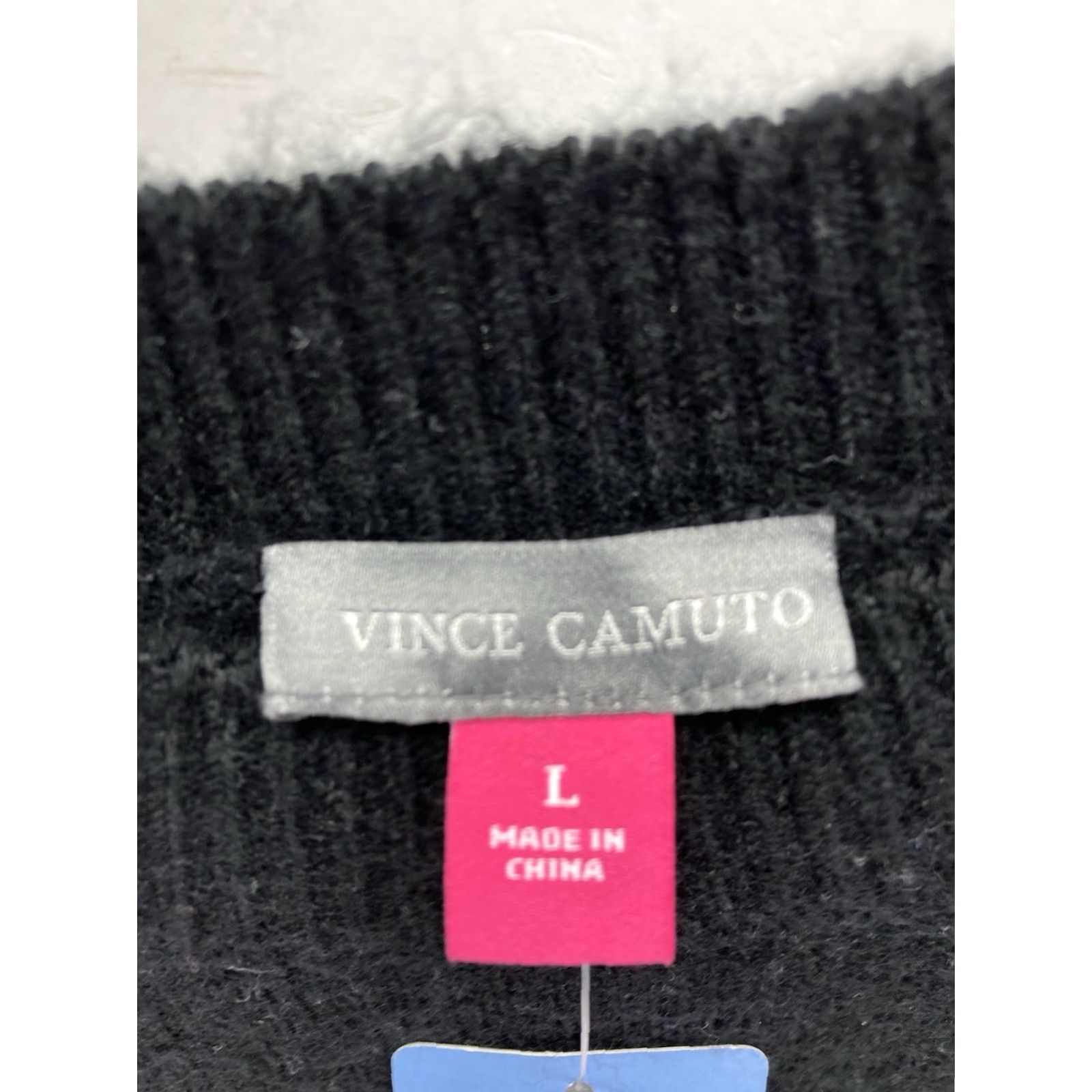 Vince Camuto Vince Camuto Sweater Women's L Black Bad Witch Wicked Halloween Pullover NWT Crew Neck Oversized Shirt curr Size L / US 10 / IT 46 - 7 Thumbnail