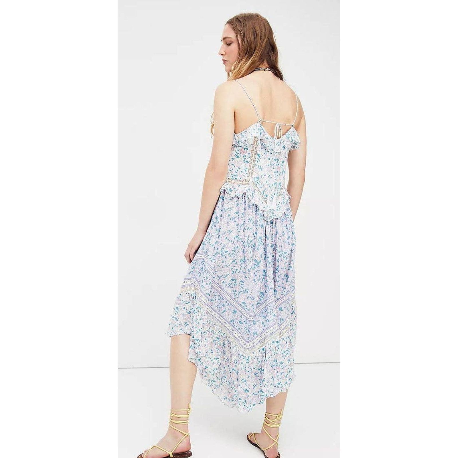Free People New Free People Canyon Moon Maxi Top $248 X-SMALL Floral Size XS / US 0-2 / IT 36-38 - 3 Thumbnail