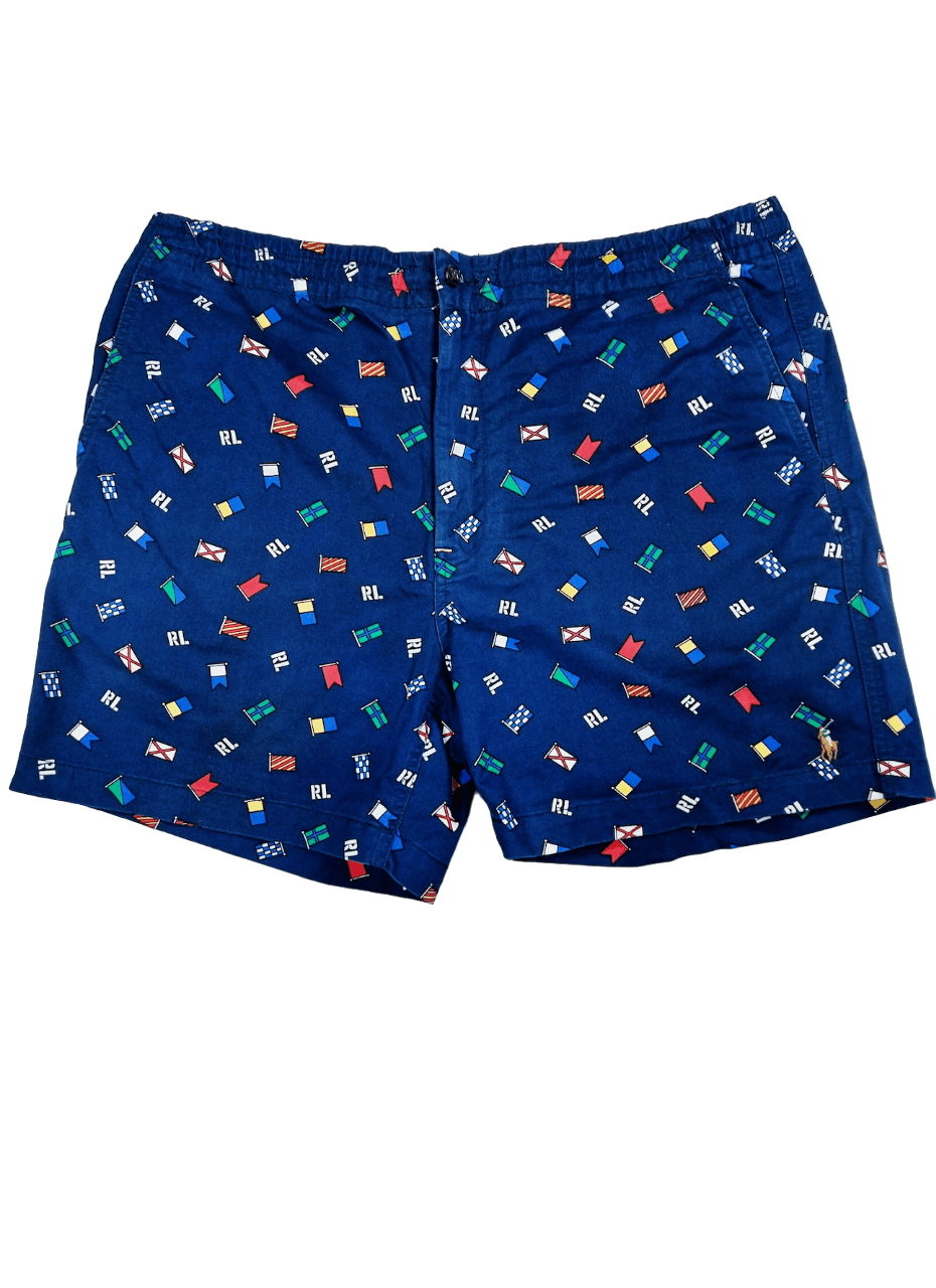 image of Polo Ralph Laurent Shorts Multilogo Xl-Xxl in Navy, Men's (Size 38)