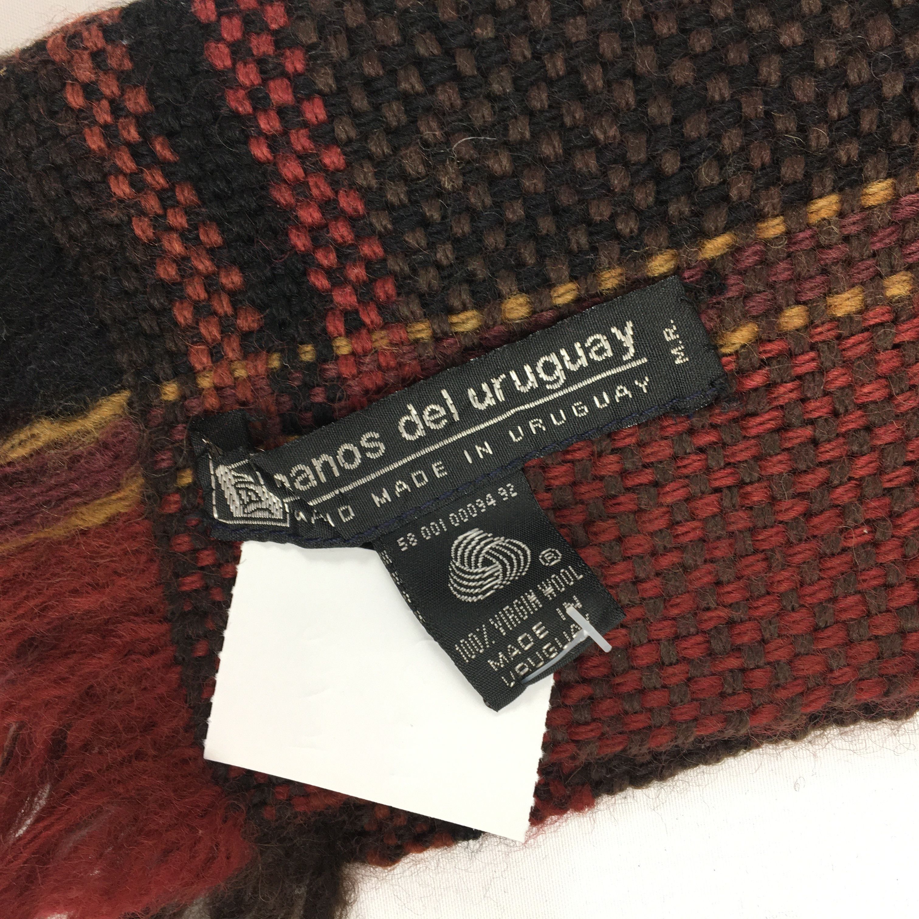 Japanese Brand Vintage Manos Del Uruguay Scarf Muffler Wool Winter -. Size ONE SIZE - 4 Thumbnail