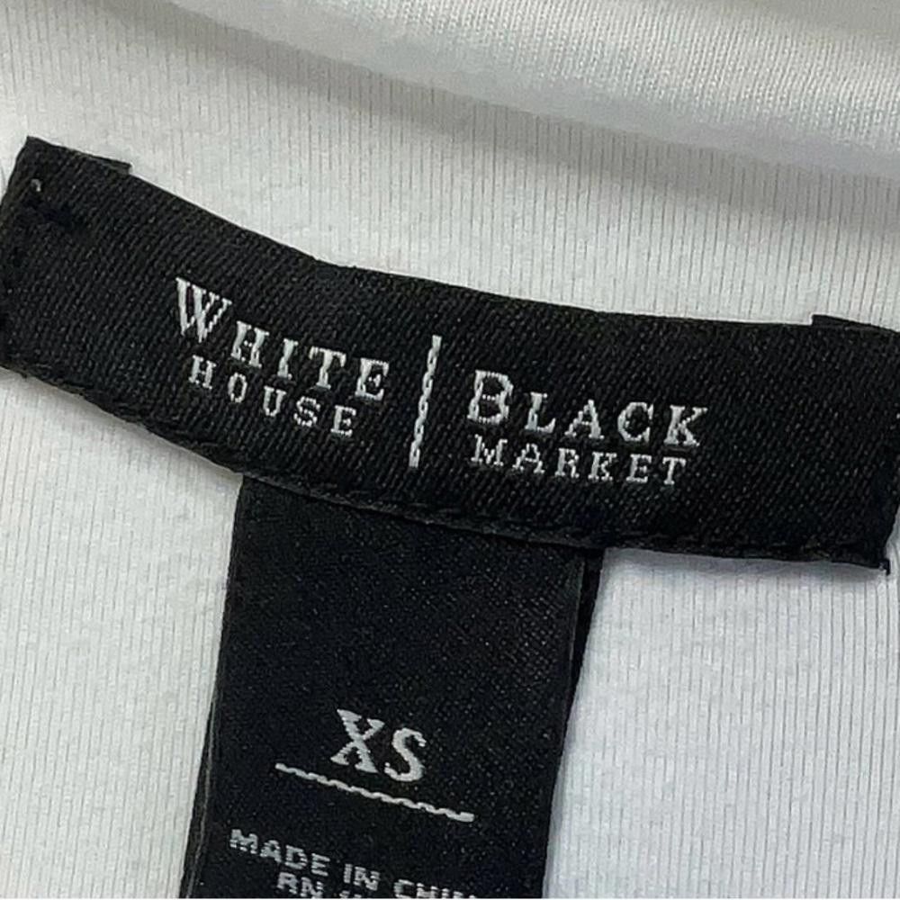 Designer White Xs off the shoulder layered White House Black Market Size XS / US 0-2 / IT 36-38 - 3 Thumbnail