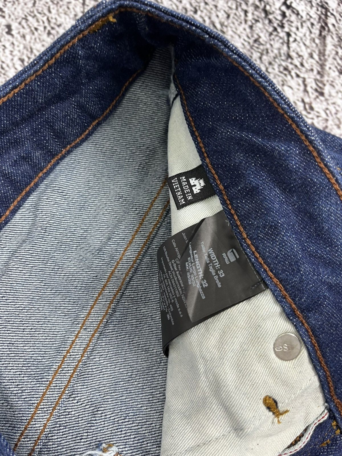 G-Star Vintage Y2K G STAR slim blue denim jeans trousers Size US 33 - 8 Thumbnail