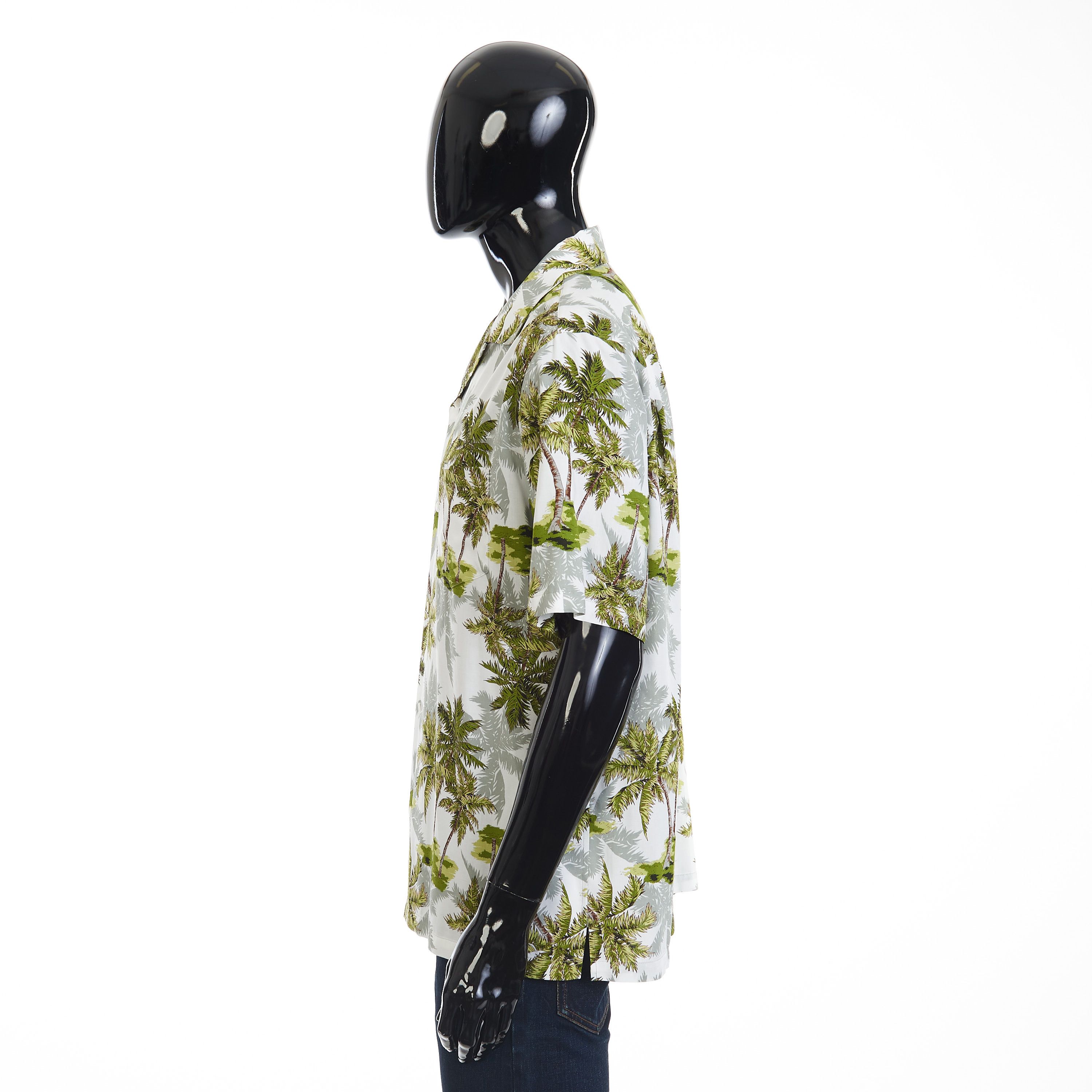 Celine Loose Hawaiian Shirt - Ombre Palm Tree Print Viscose Size US M / EU 48-50 / 2 - 3 Thumbnail