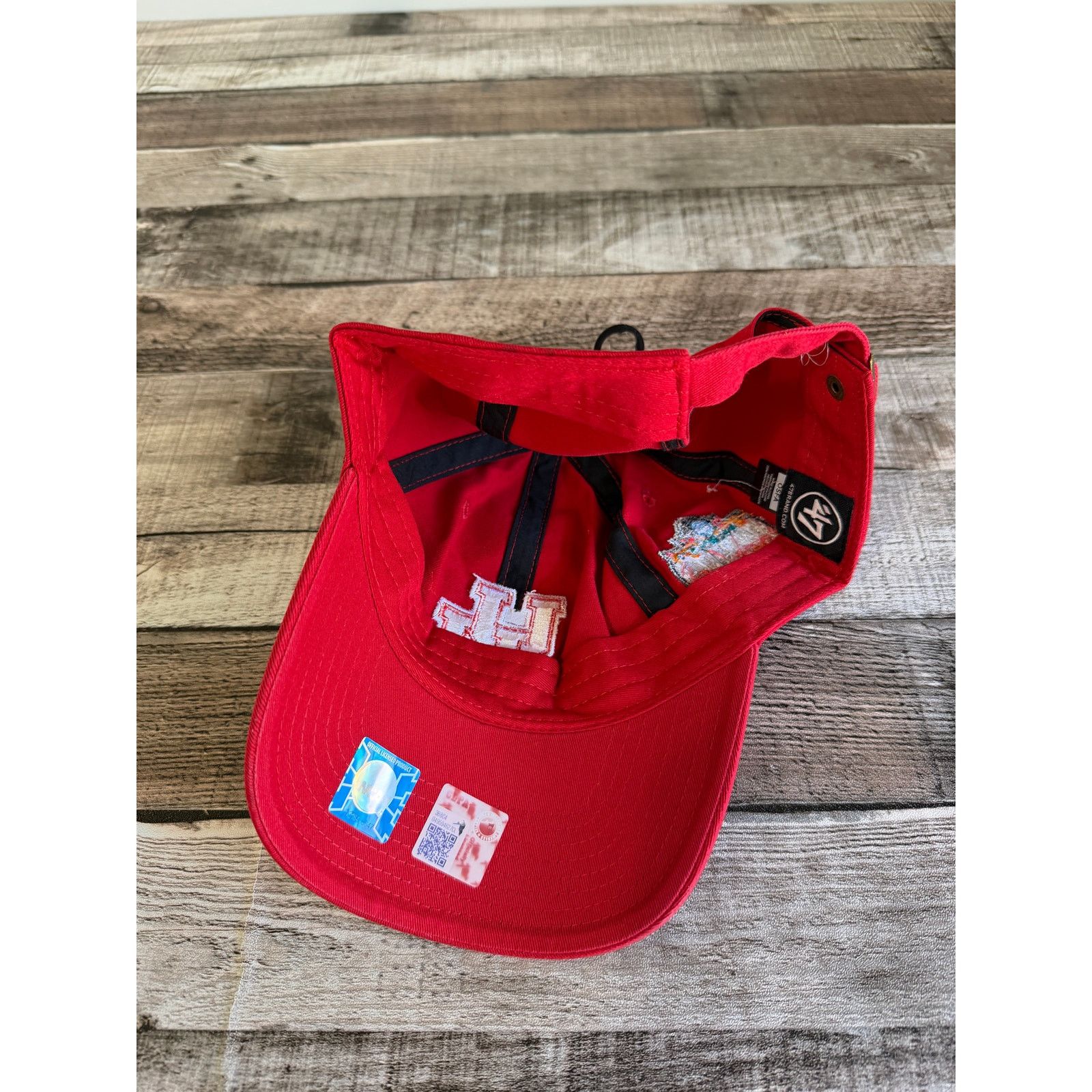 47 Brand NWT Houston Cougars Strapback Adjustable Hat Size ONE SIZE - 8 Thumbnail