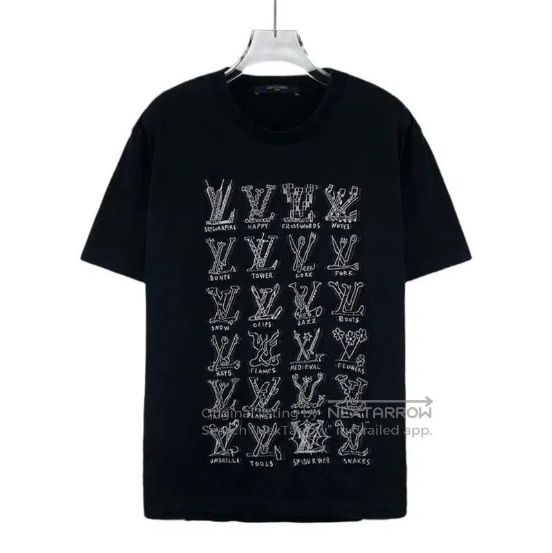 Louis Vuitton Louis Vuitton Black Cotton T. Size M / US 6-8 / IT 42-44 - 1 Thumbnail