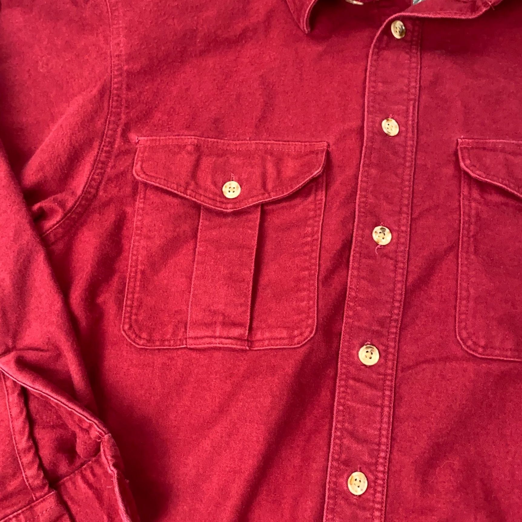 Eddie Bauer VINTAGE Eddie Bauer Men’s Flannel Shirt Adult Medium Red 90s Outdoor Casual Size US M / EU 48-50 / 2 - 3 Thumbnail