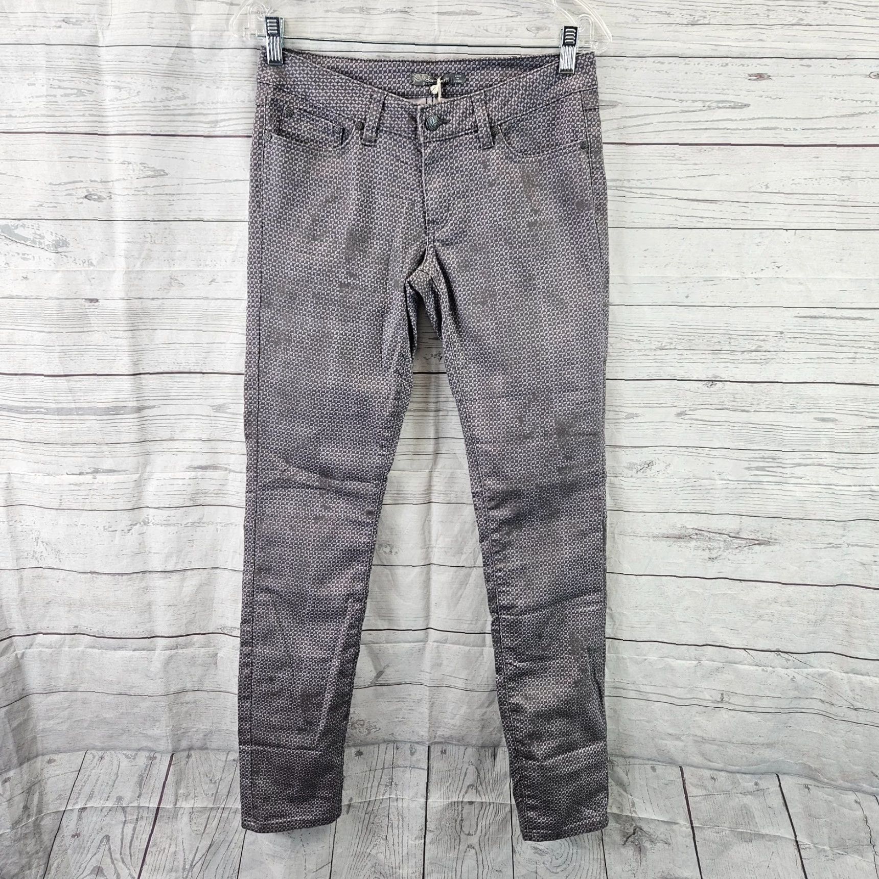 Prana Prana Womens Kara Jeans Sz 4 Skinny Low Rise Mulitcolor Cotton 32 Inseam Womens Jeans Size 27" / US 4 / IT 40 - 2 Thumbnail