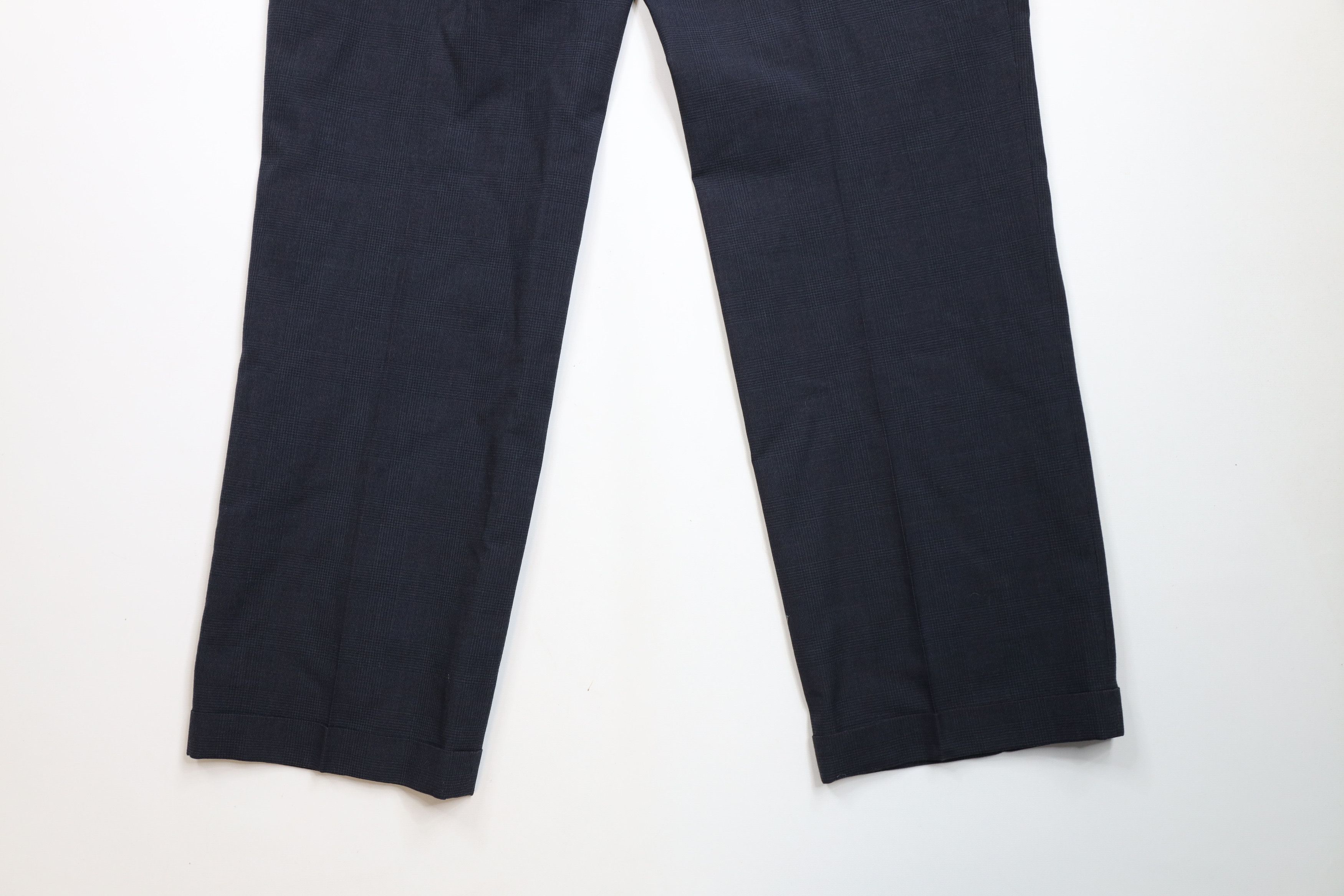 Vintage Vintage 70s Streetwear Wide Leg Chino Pants Houndstooth Size US 36 / EU 52 - 11 Thumbnail