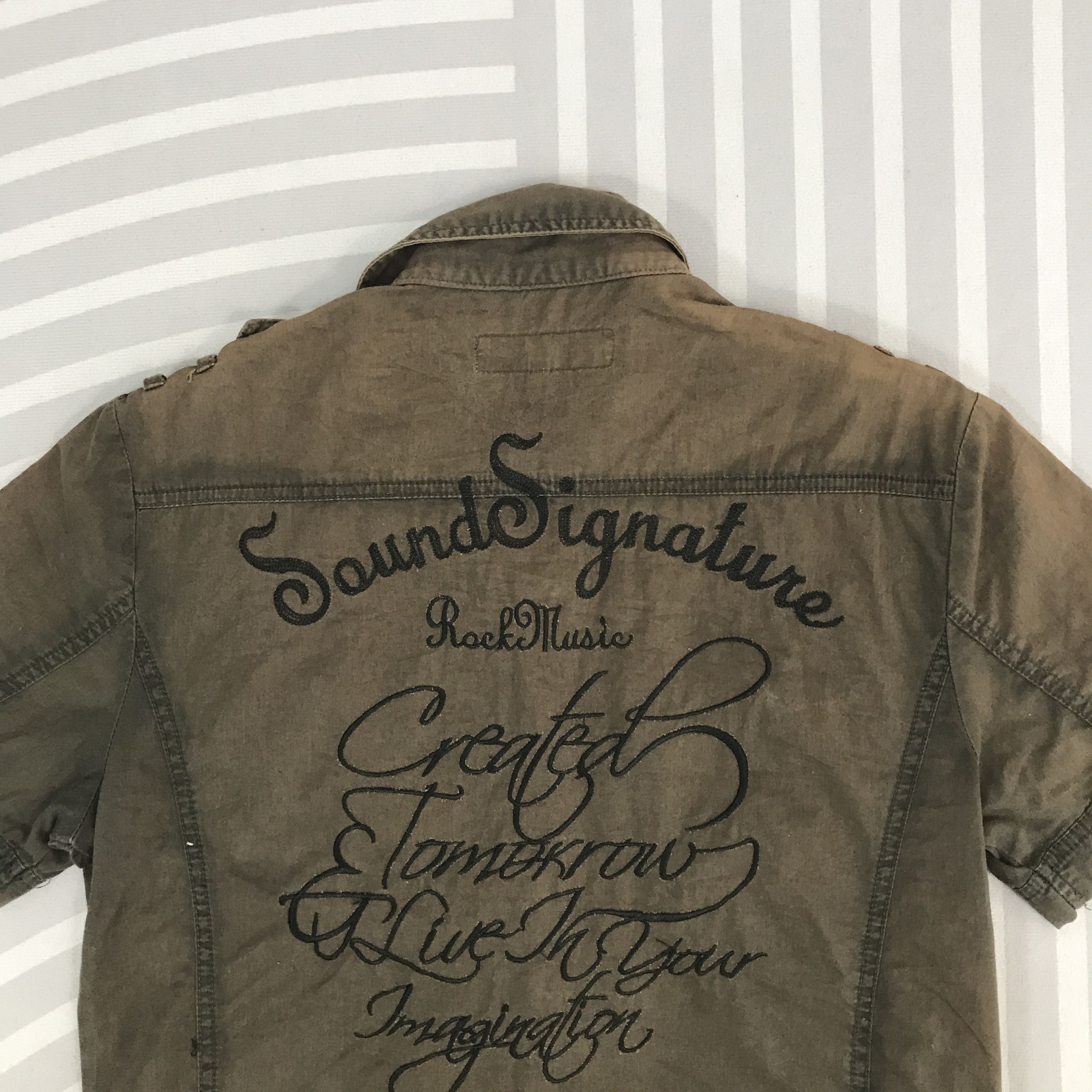 In The Attic × Japanese Brand × Vintage Vintage In The attic Rusty design snap Button Shirt Size US M / EU 48-50 / 2 - 4 Thumbnail
