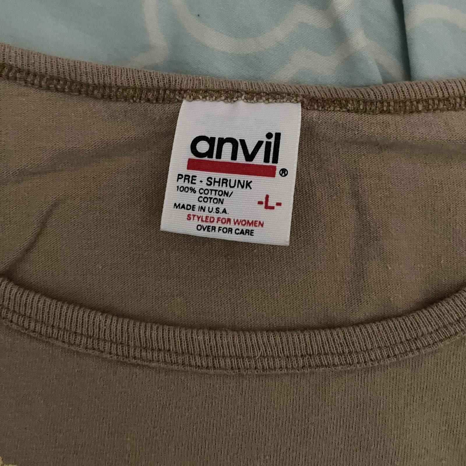 Anvil VTG 90s 1997 Over The Line Tournament Single Stitched Tank L Size L / US 10 / IT 46 - 6 Thumbnail