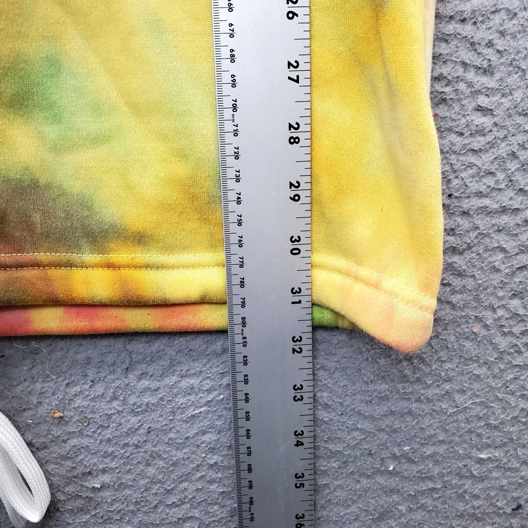 Vintage Bamboo Hoodie Womens L Multi Tie Dye Fleece Lined Hooded Pullover Casual Wear Men/Women Size L / US 10 / IT 46 - 3 Thumbnail