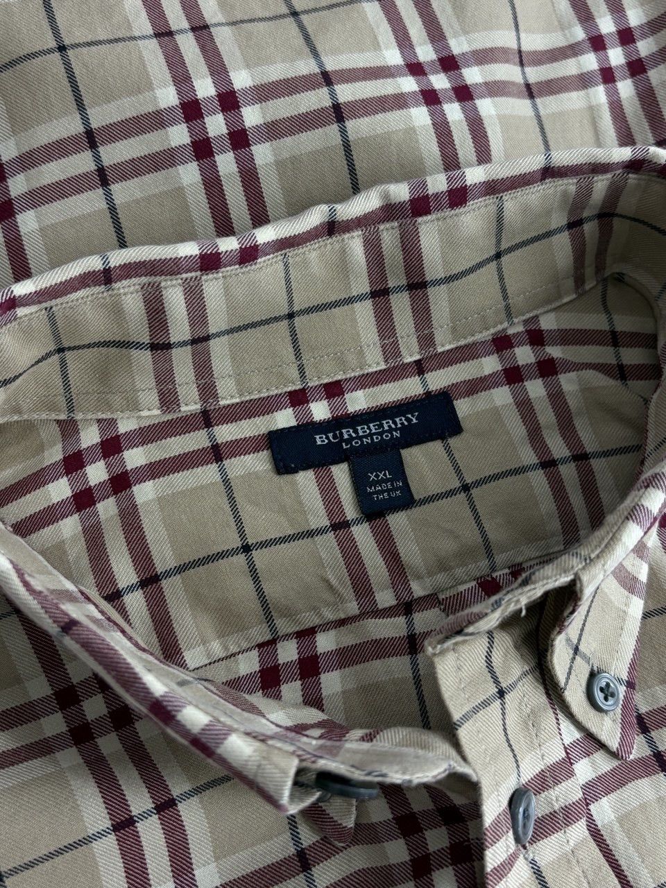 Burberry Burberry London Check All Over Long Sleeve Vintage Shirt Size US XXL / EU 58 / 5 - 19 Thumbnail