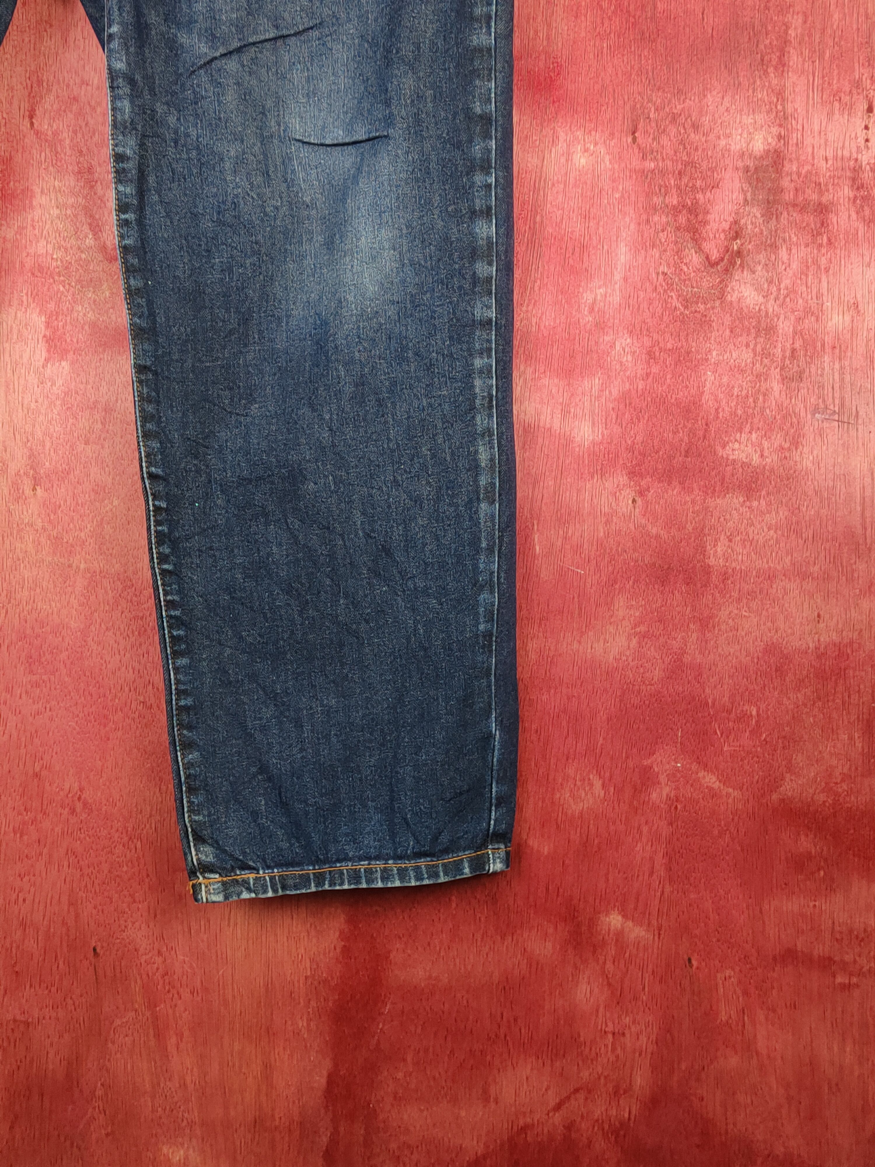 Japanese Brand Japanese Brand Dark Blue Distressed Ripped Jeans #S1690 Size US 31 - 6 Thumbnail