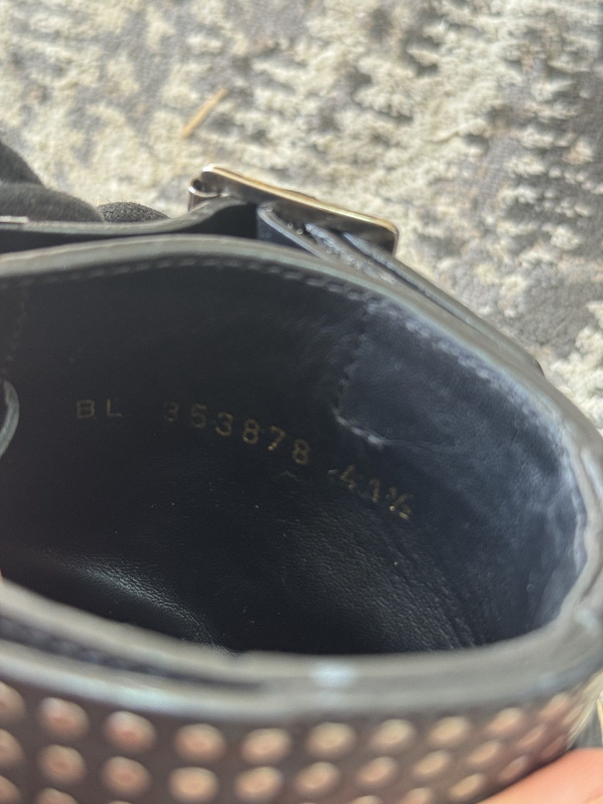Saint Laurent Paris Saint Laurent Studded Combat Boots Size US 8.5 / EU 41-42 - 6 Thumbnail