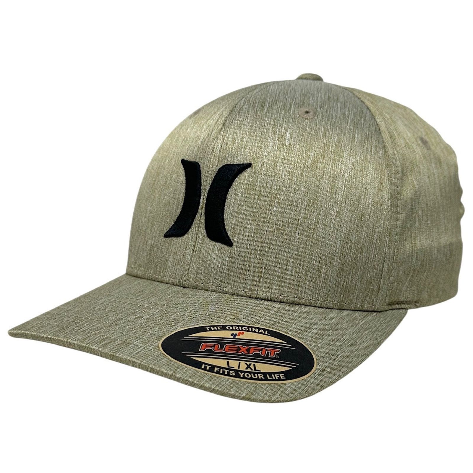 Hurley Hurley Hat Icon Texture Stretch Flex Fit Cap in L/XL Gold Size ONE SIZE - 1 Thumbnail