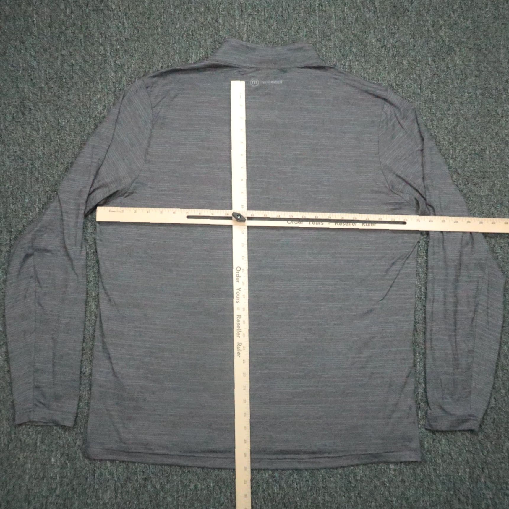 TravisMathew Travis Mathew Pullover Mens 2XL Gray Energy Quarter Zip Lightweight Stretch Mock Neck Cardio Activewear Casual Coat Jacket? Wait. Size US XXL / EU 58 / 5 - 5 Thumbnail