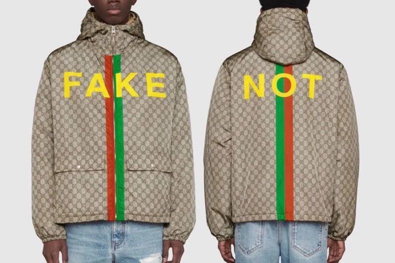 Gucci Fake Not Printed Nylon Jacket-2506