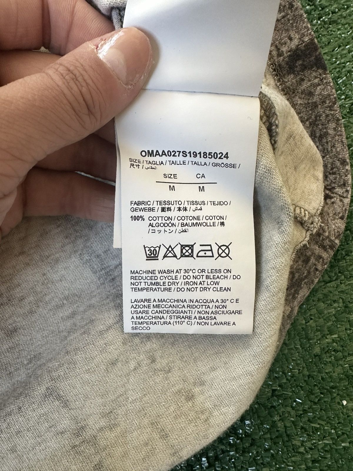 Off-White Off White Camouflage SS19 Logo Arrows Tee Size Medium Used Size US M / EU 48-50 / 2 - 6 Thumbnail