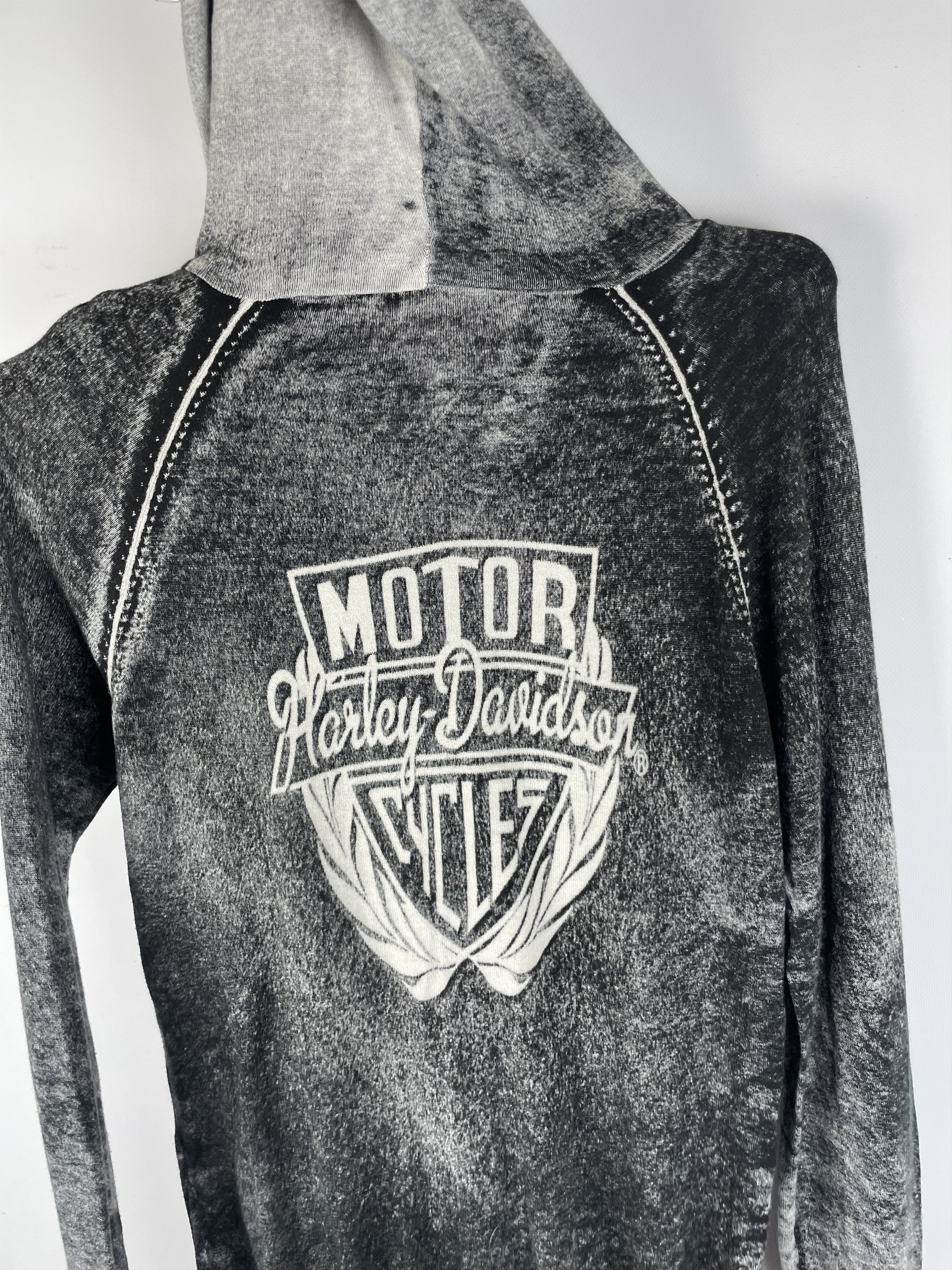 Harley Davidson Vintage Harley Davidson Zip Hoodies Motorcycle Size L / US 10 / IT 46 - 10 Thumbnail