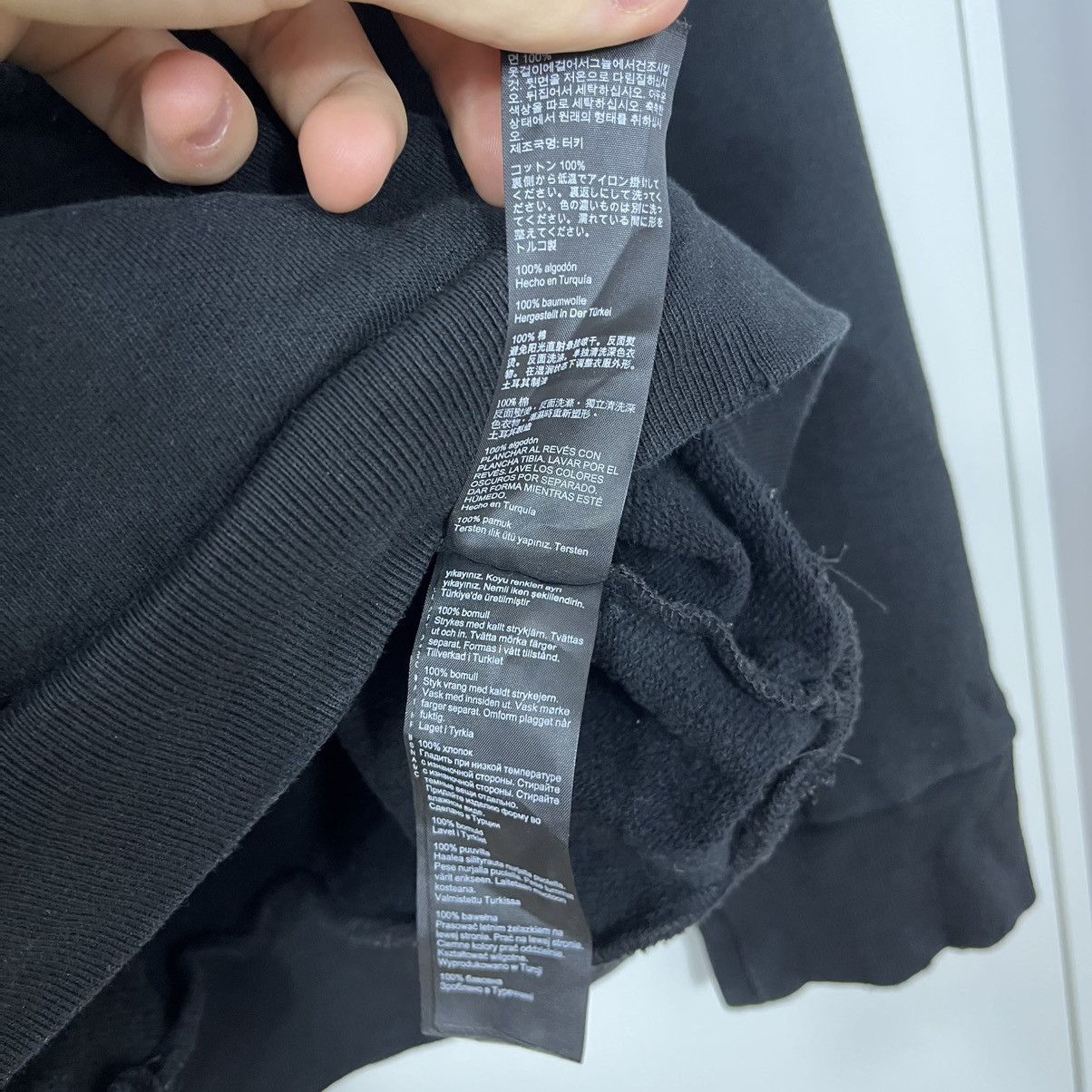 Allsaints Allsaints Big Central Logo Distressed Black Hoodie Y2K Size US L / EU 52-54 / 3 - 7 Thumbnail