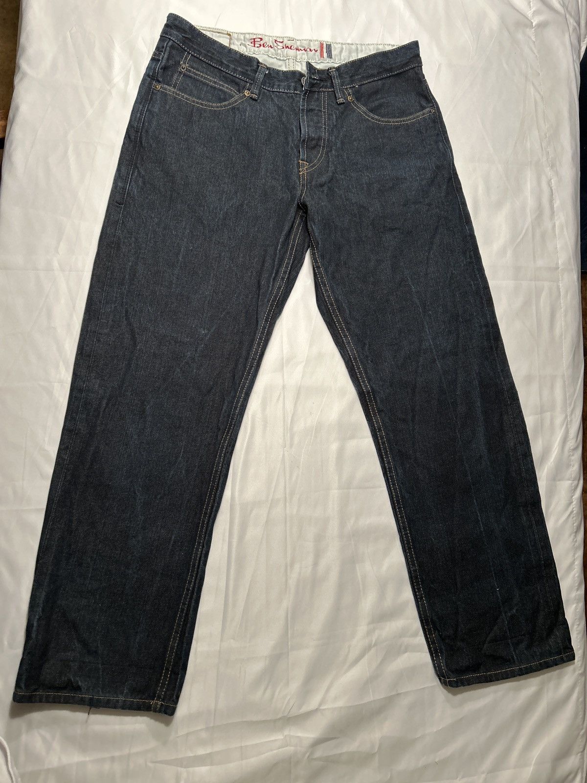 Ben Sherman Navy Denim Jeans Size US 32 / EU 48 - 1 Thumbnail
