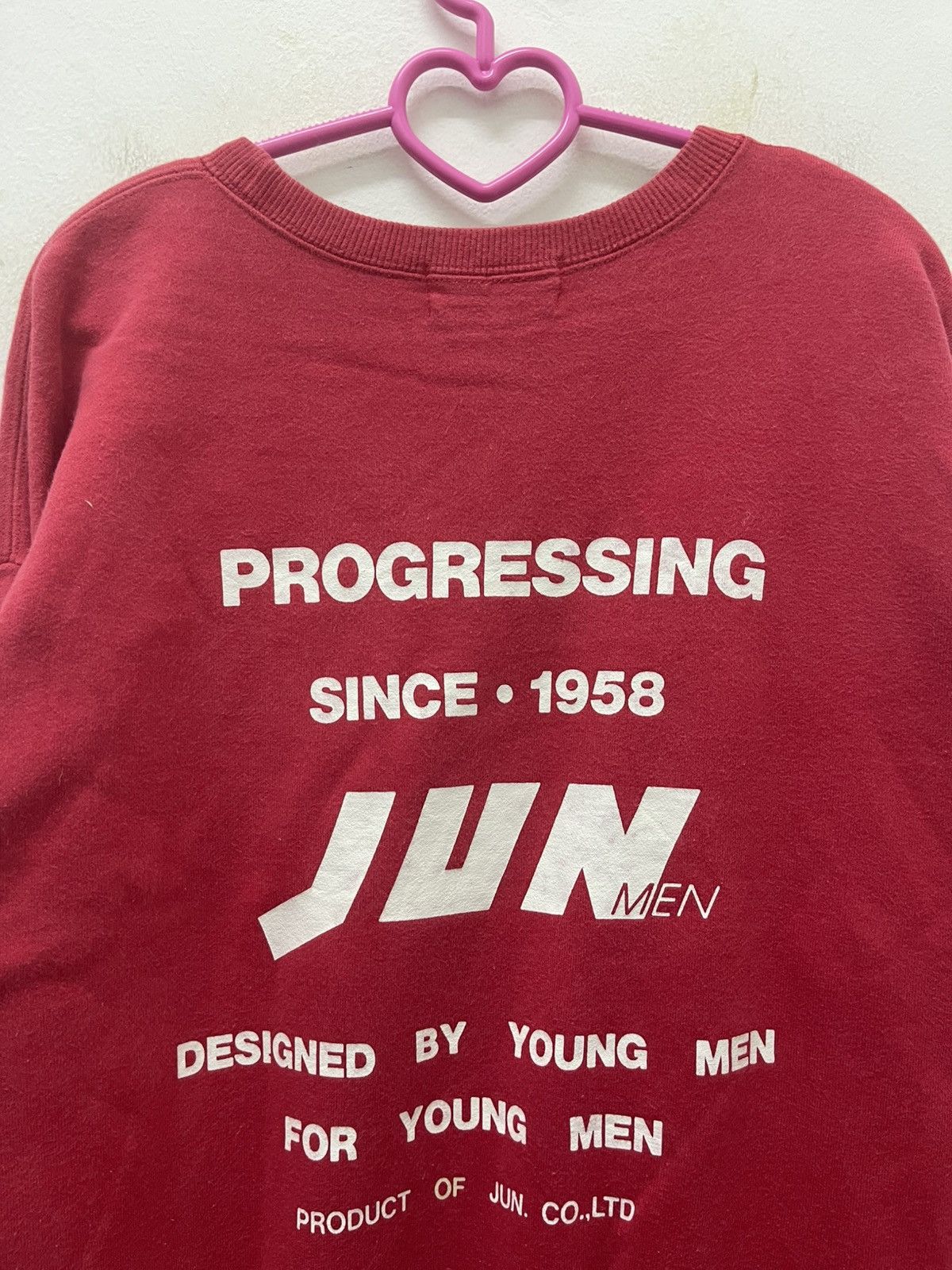Jun Takahashi Rare Vintage JUN MEN Spell Out Sweatshirt Size US M / EU 48-50 / 2 - 2 Thumbnail
