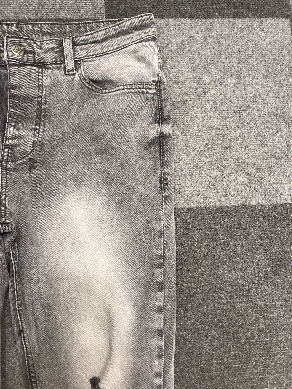 Ksubi 💥ARCHIVAL💥Very Rare ksubi Skinny Distressed Denim F285 Size US 33 - 3 Thumbnail