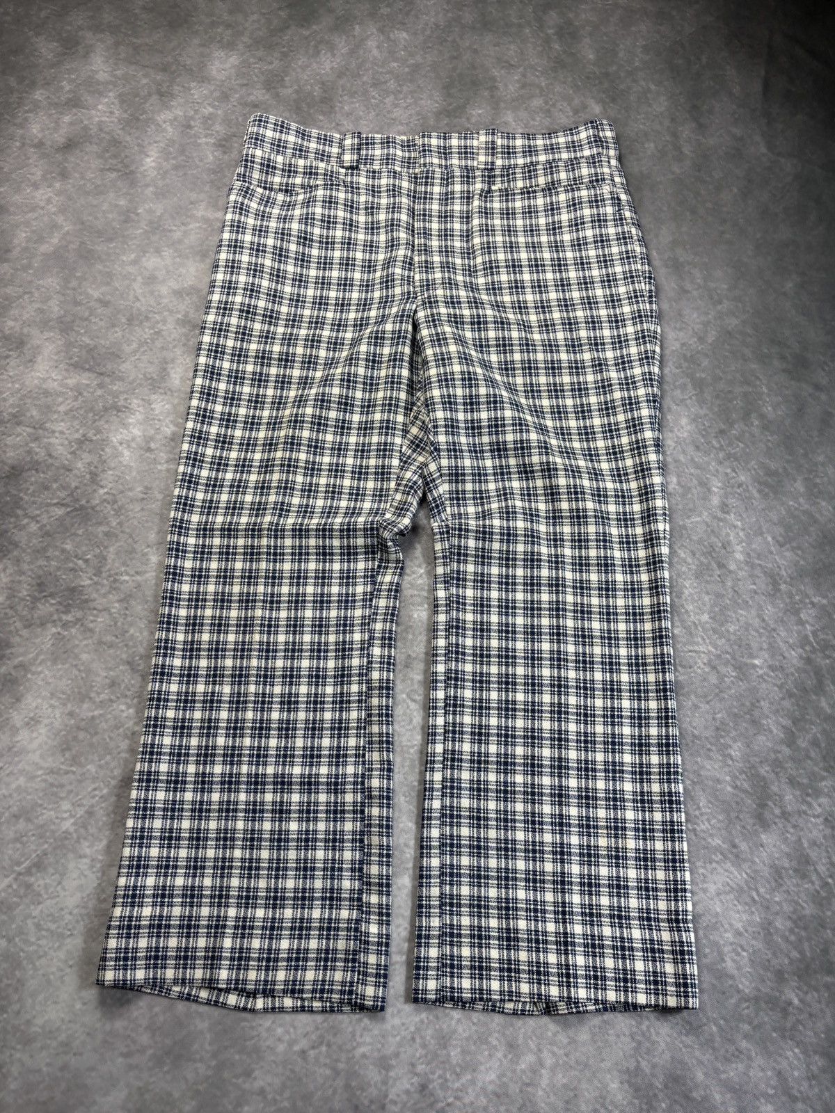 Sears × Vintage 1960s Plaid Trousers Vintage Don Parker Polyester Pants 70s Size US 34 / EU 50 - 14 Thumbnail