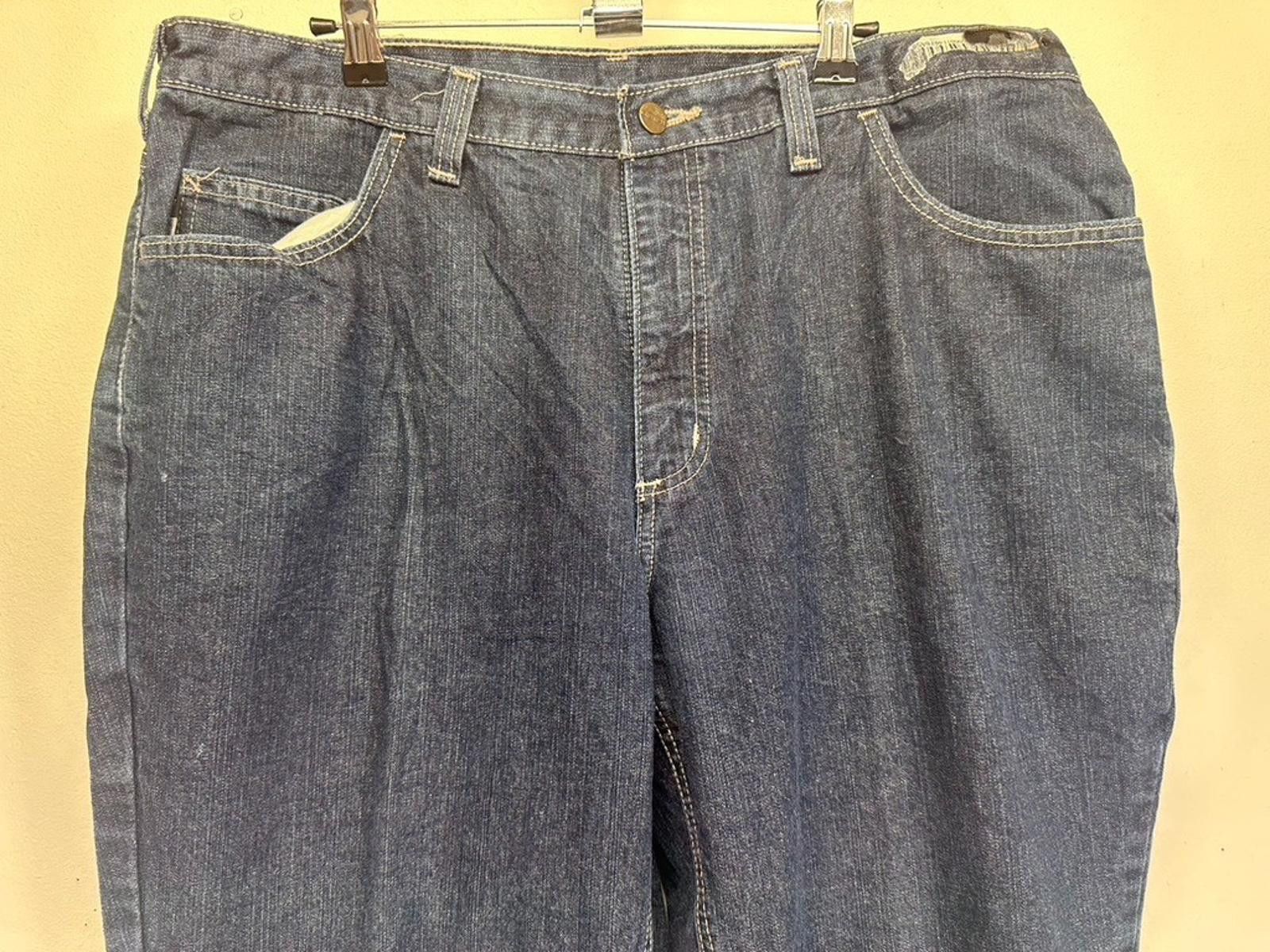 Carhartt Carhartt Men's 38/32 Flame Resistant Blue Jeans Size US 38 / EU 54 - 2 Thumbnail