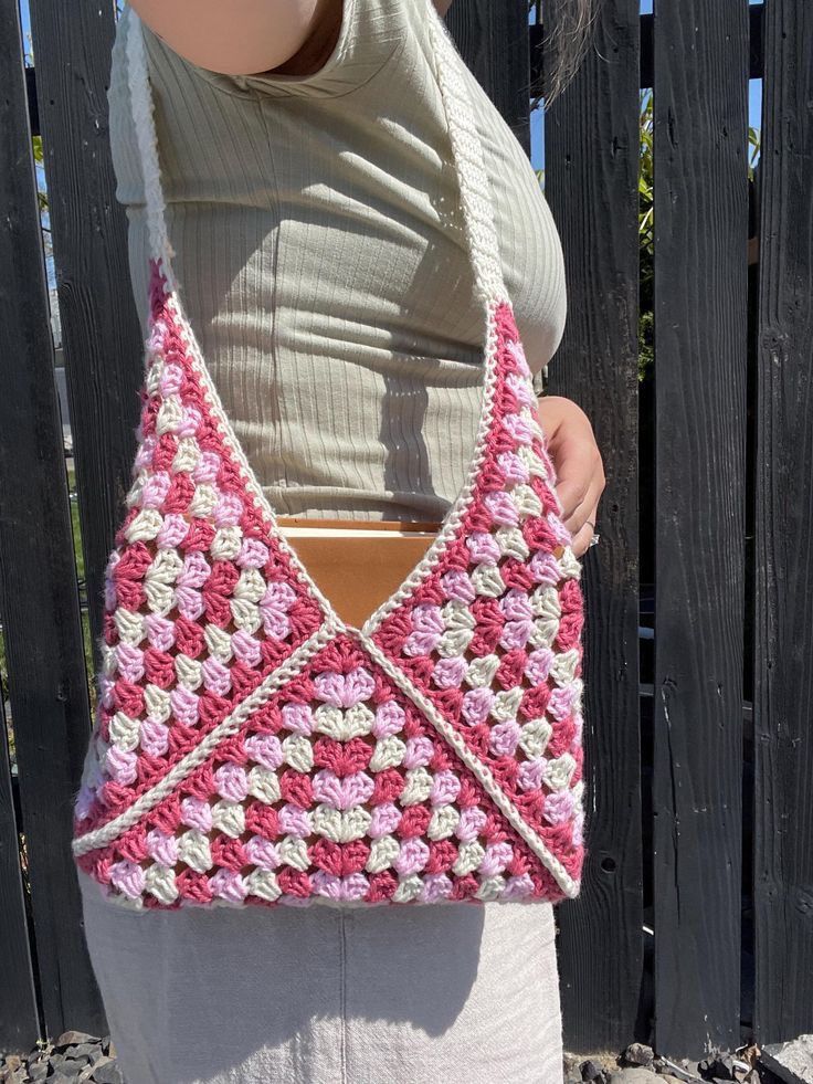 Other Granny Square Shoulder Bag Size ONE SIZE - 6 Thumbnail