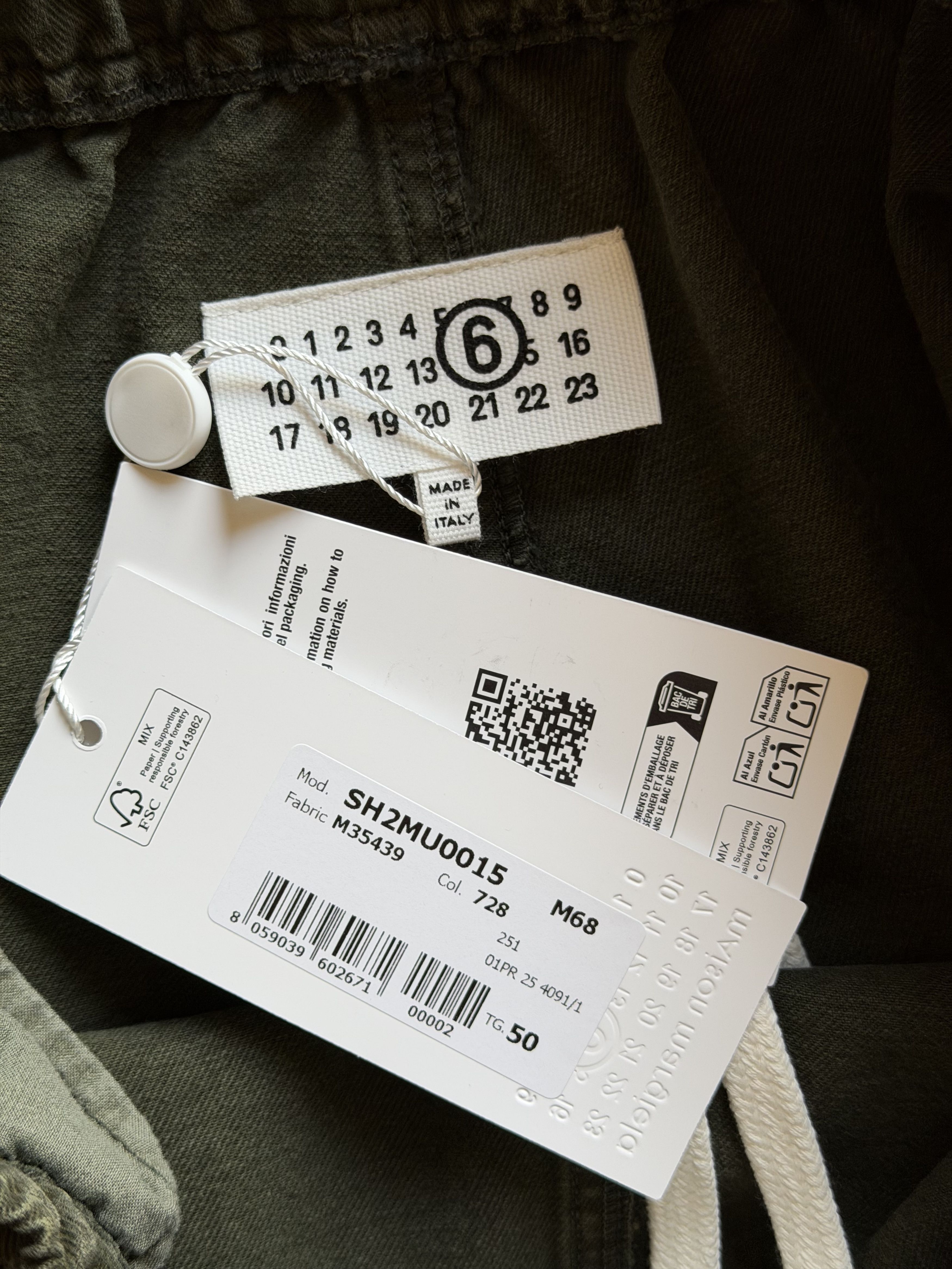 MM6 MM6 Maison Margiela Easy Cutoff Denim Shorts in Green Size US 34 / EU 50 - 6 Thumbnail