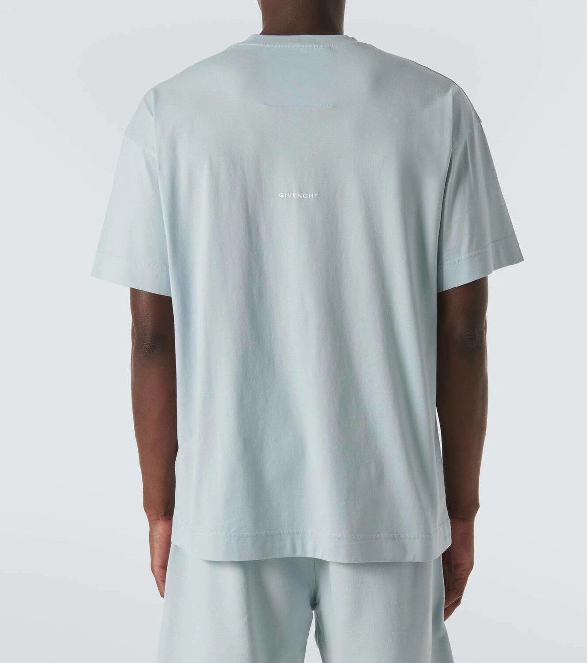 Givenchy Light Blue Embroidered 4G Logo Oversized T-Shirt Size US M / EU 48-50 / 2 - 5 Thumbnail